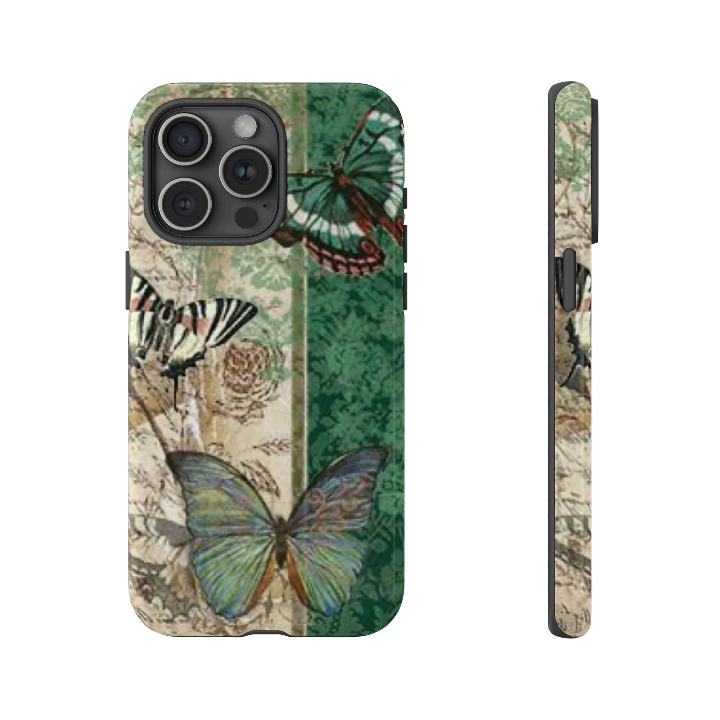 Tough Cases / Phone Case - Emerald Green Butterfly