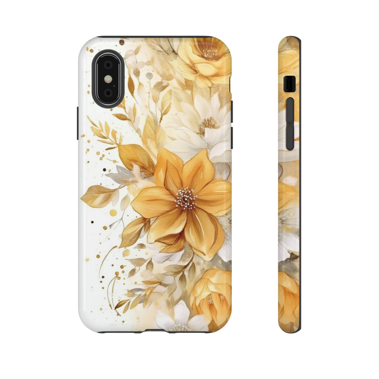 Tough Cases / Phone Case - Golden Yellow Flowers