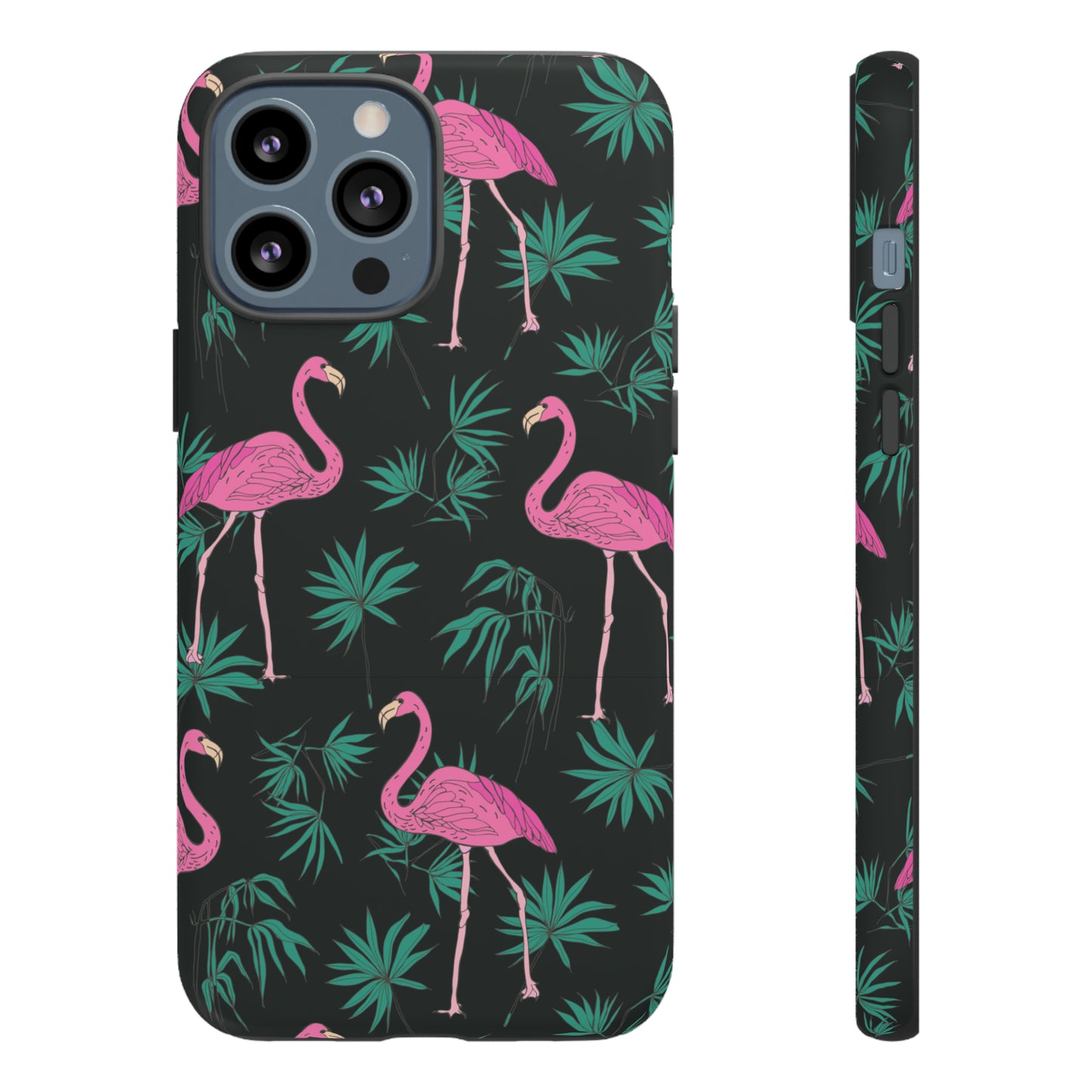 Tough Cases / Phone Case - Pink Flamingo with Teal