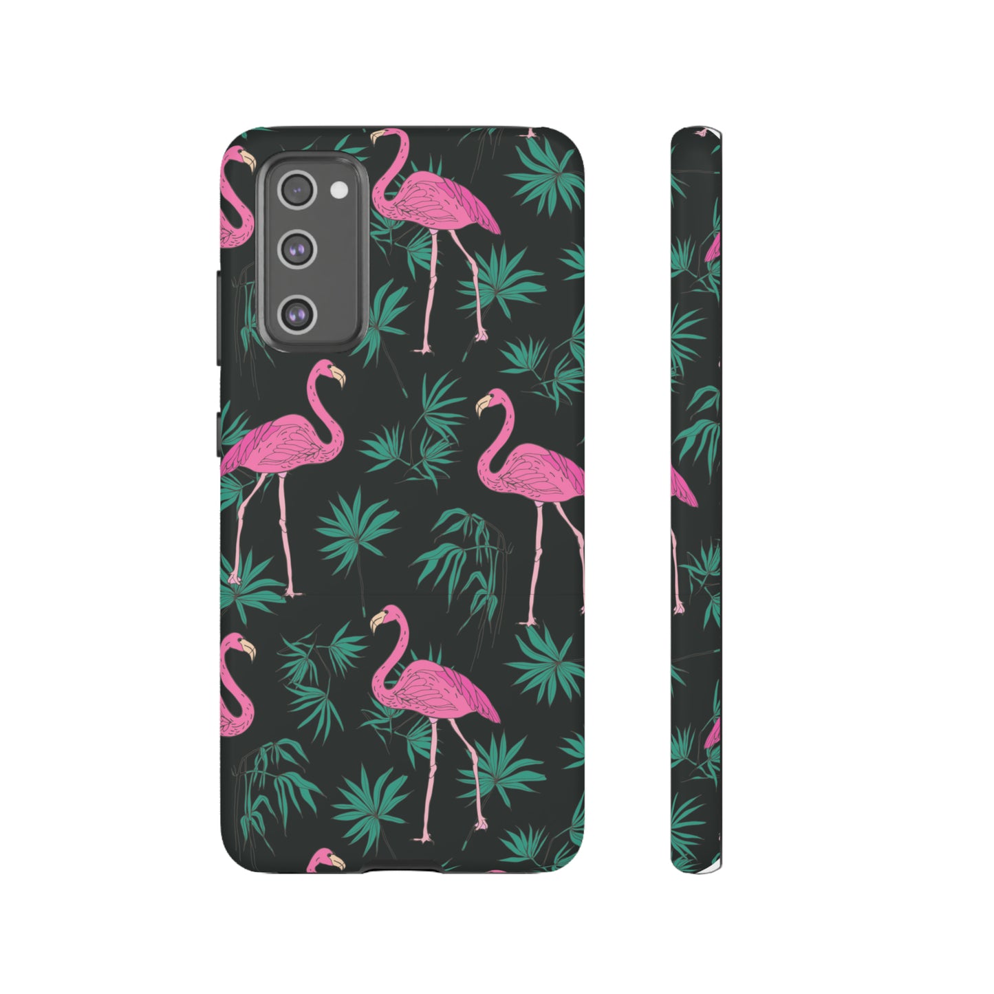 Tough Cases / Phone Case - Pink Flamingo with Teal