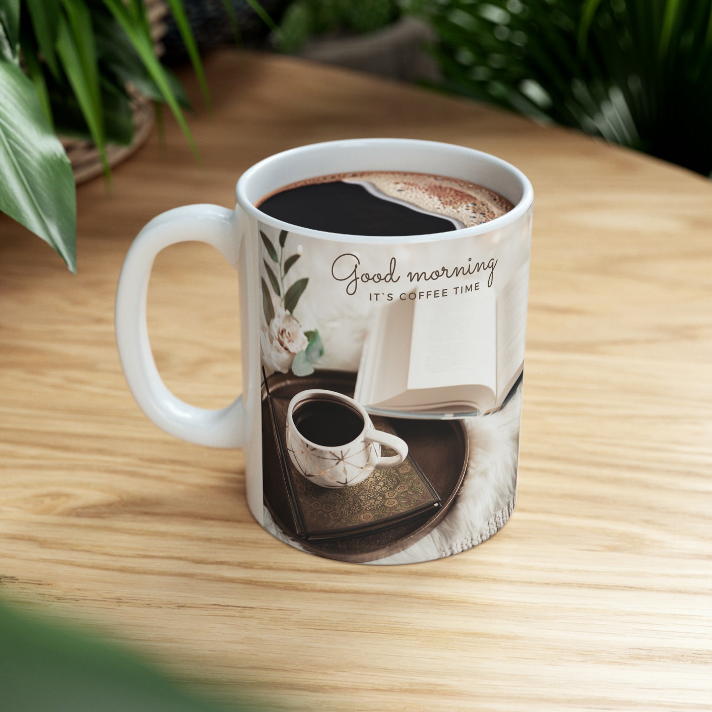 Ceramic Mug, 11oz - Good Morning