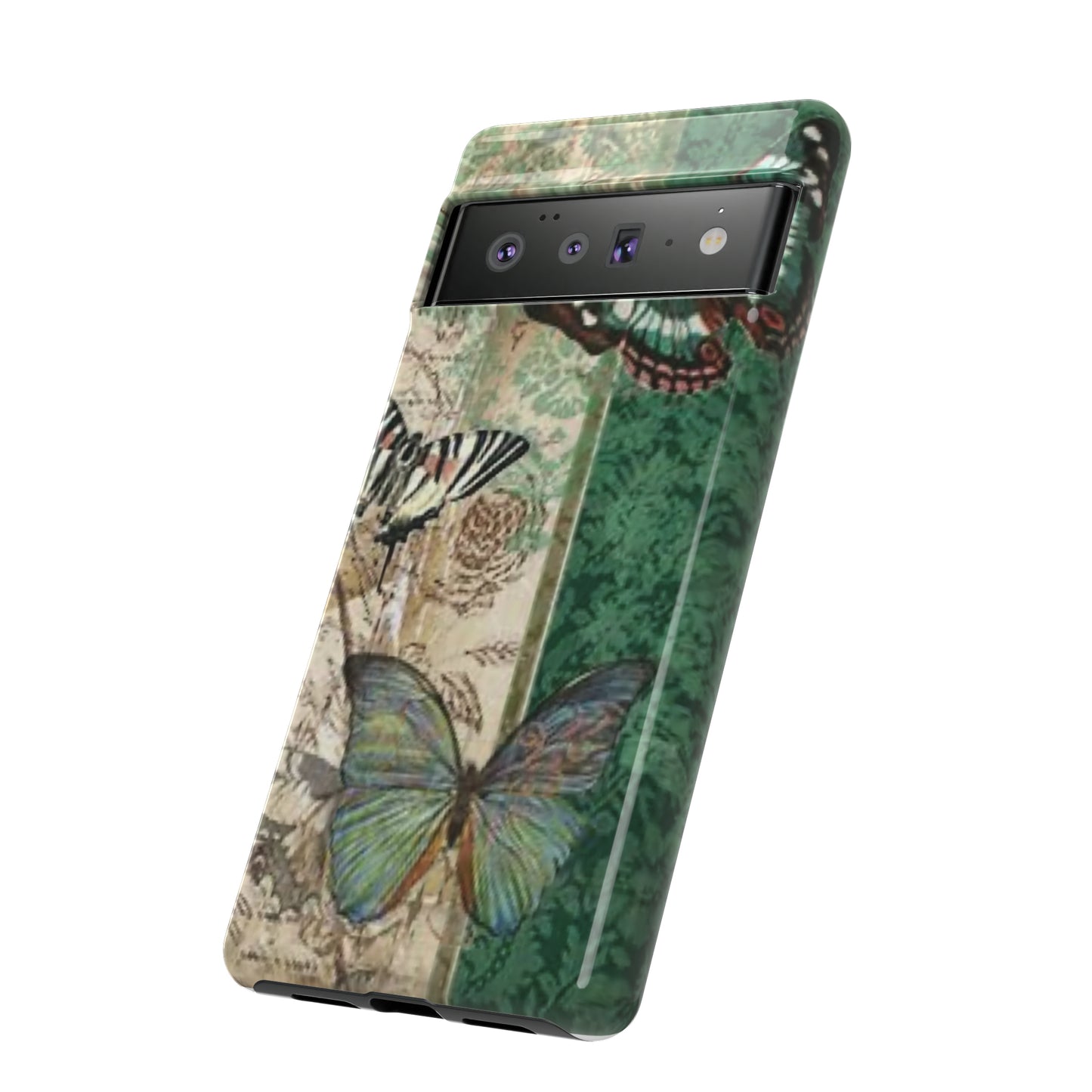 Tough Cases / Phone Case - Emerald Green Butterfly