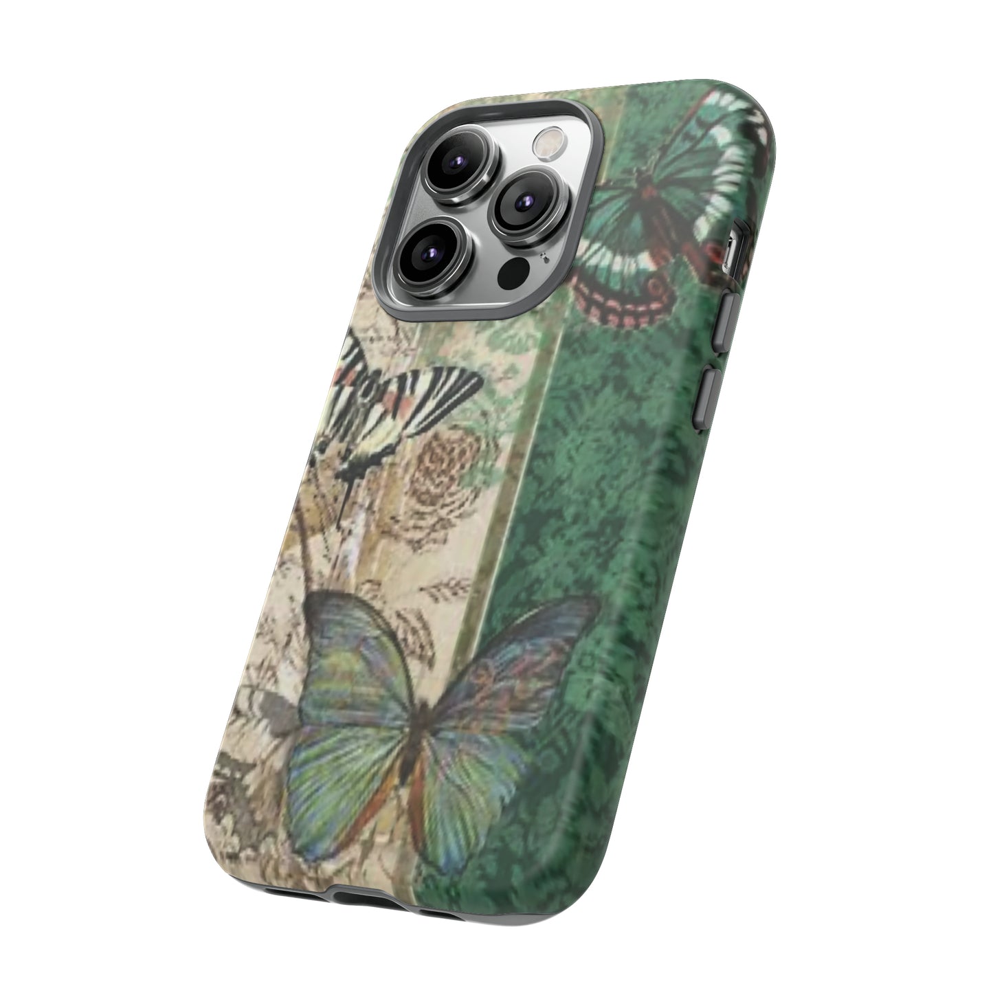 Tough Cases / Phone Case - Emerald Green Butterfly