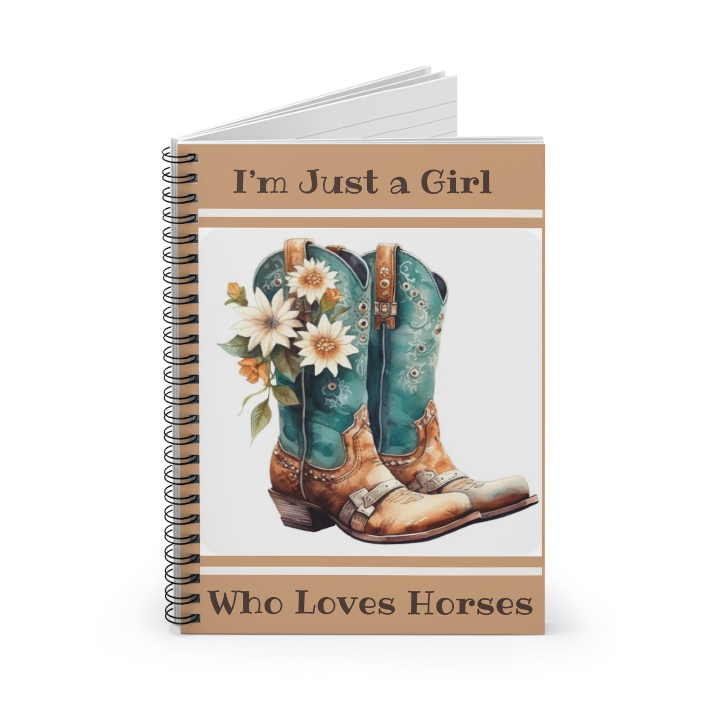 Spiral Notebook - Loves Horses