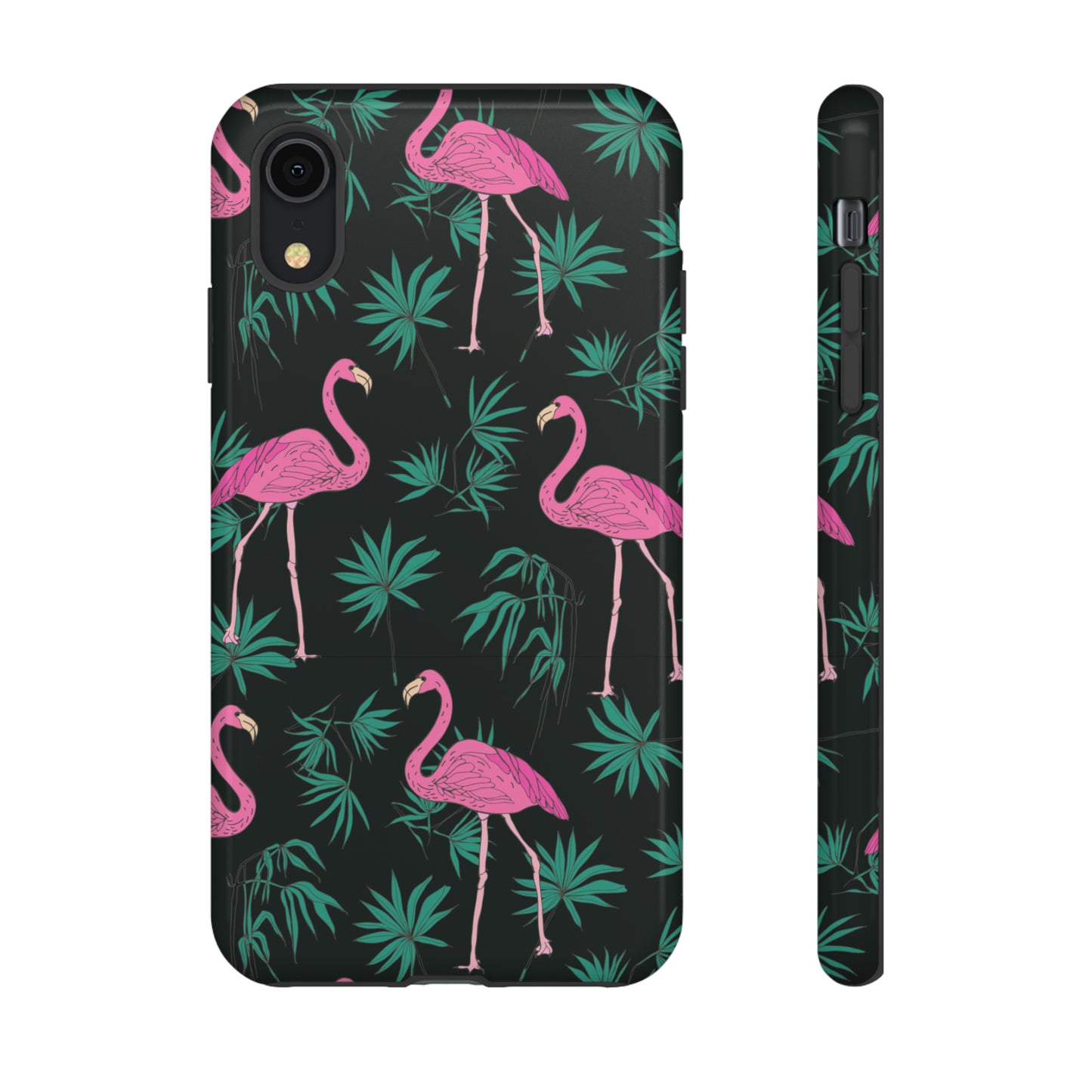 Tough Cases / Phone Case - Pink Flamingo with Teal