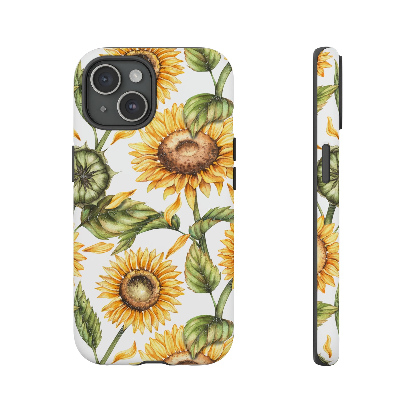 Tough Cases / Phone Case - Sunflowers with Buds