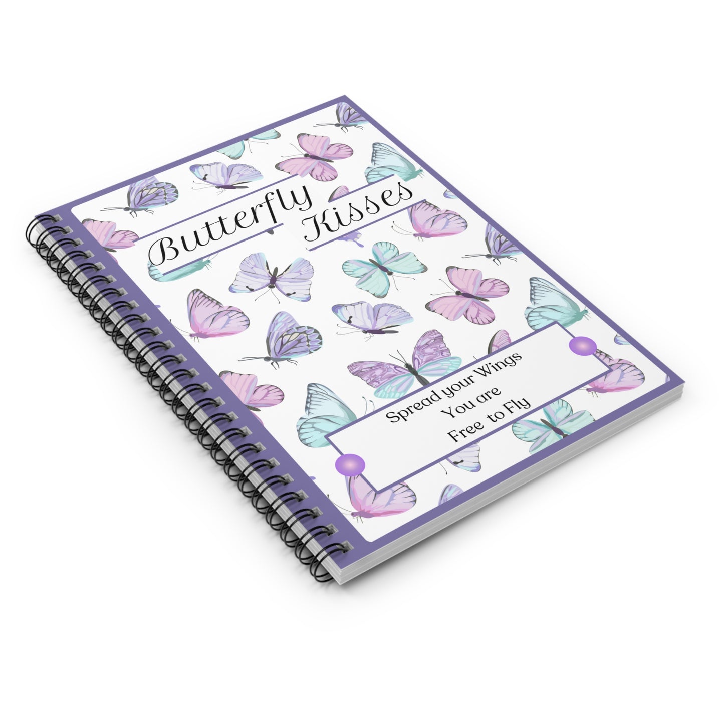 Spiral Notebook - Butterfly Kisses