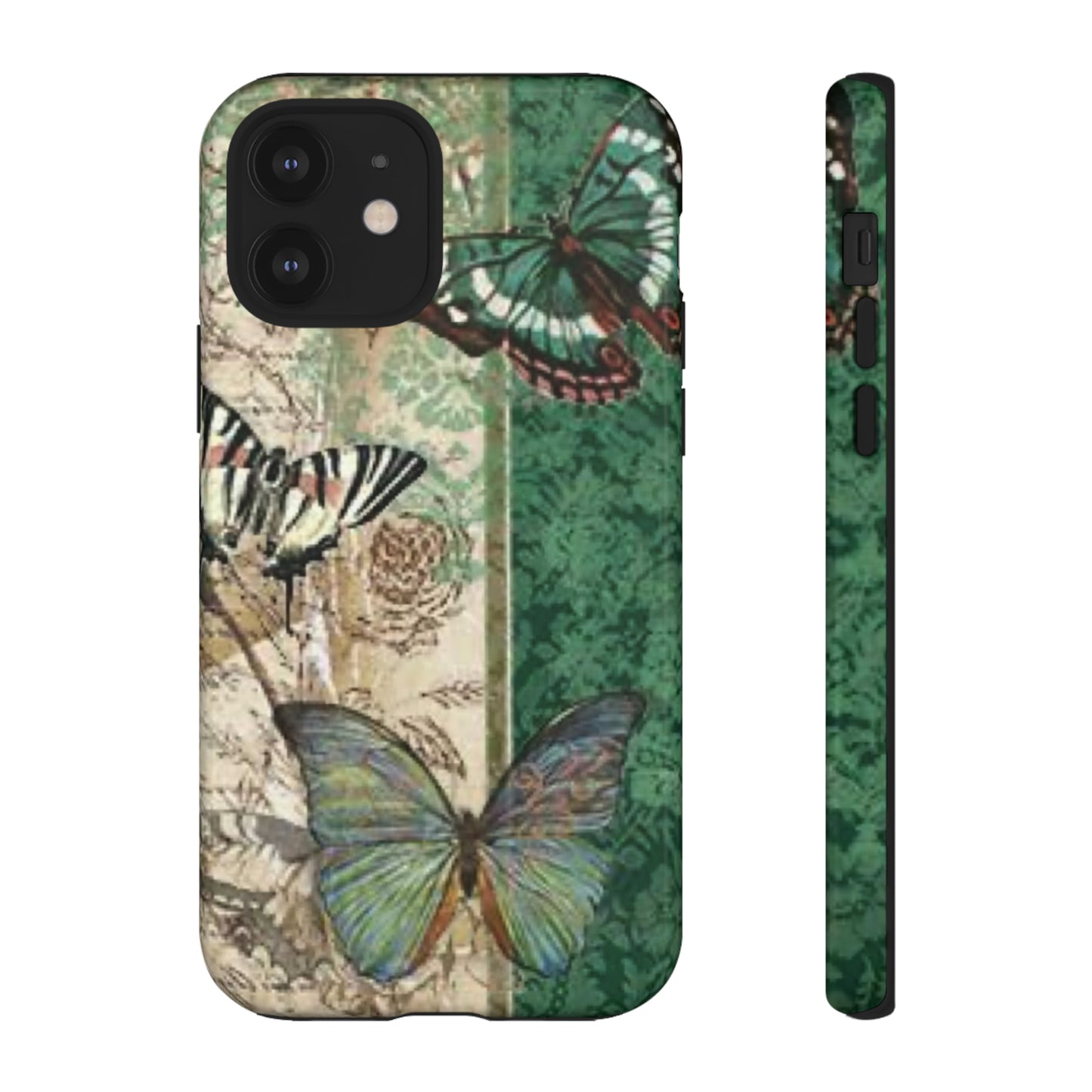 Tough Cases / Phone Case - Emerald Green Butterfly