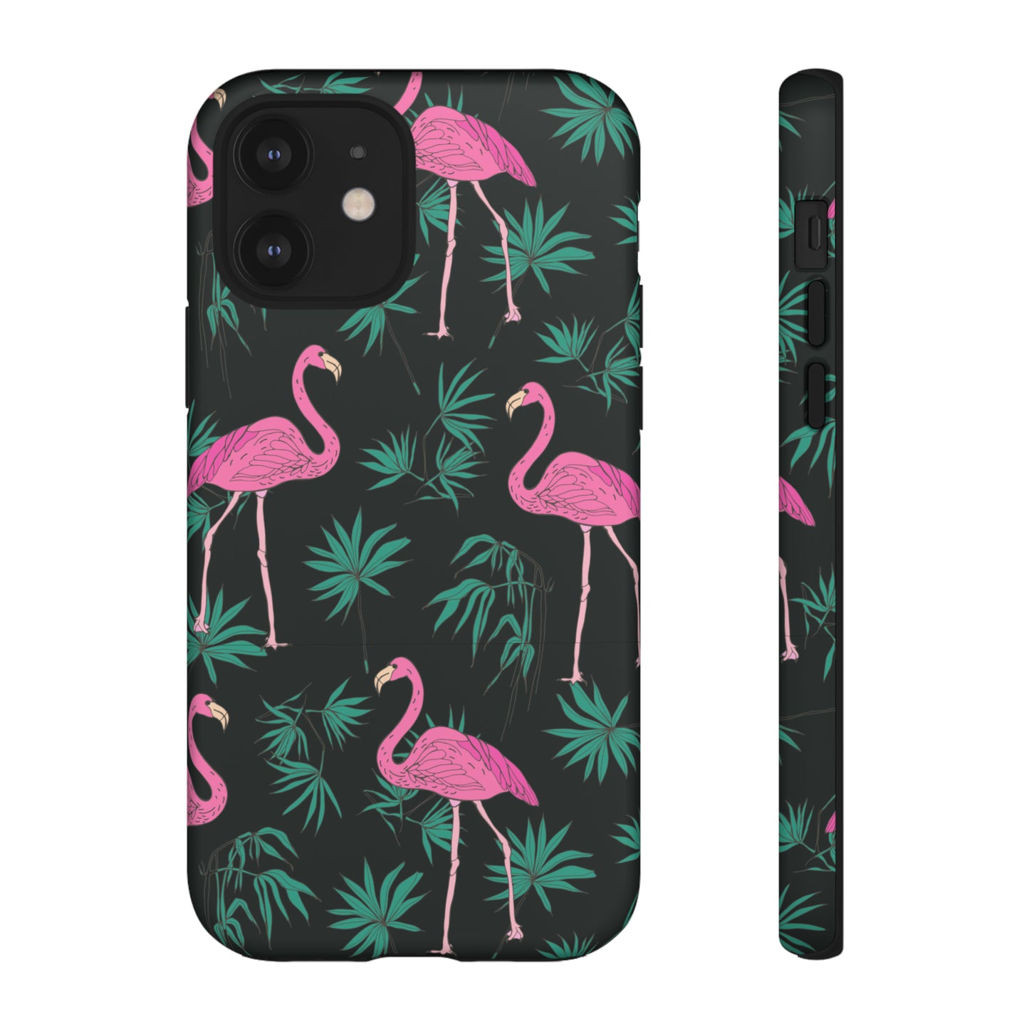 Tough Cases / Phone Case - Pink Flamingo with Teal