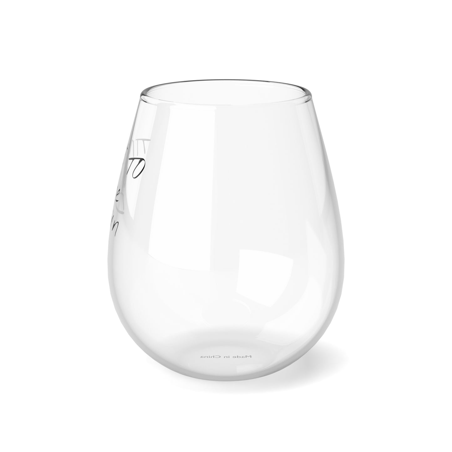 Stemless Wine Glass, 11.75oz - Wine Down