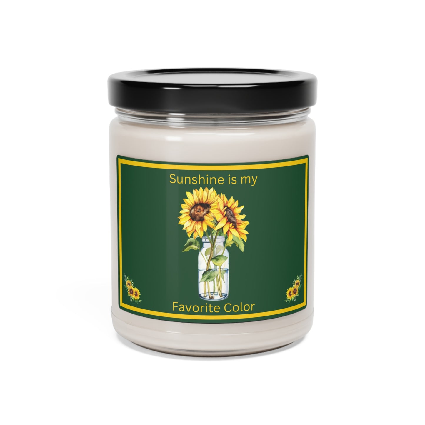 Scented Soy Candle, 9oz - Sunshine is my Favorite Color