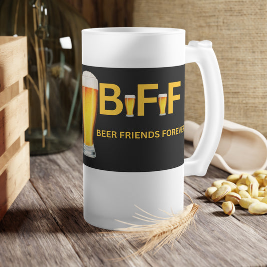 Frosted Glass Beer Mug