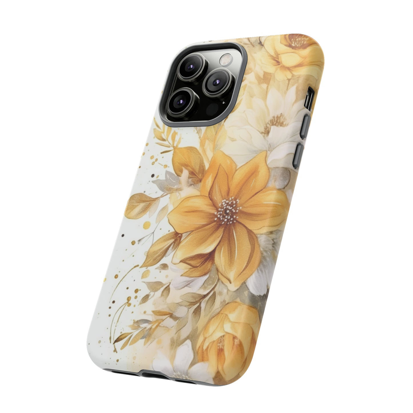 Tough Cases / Phone Case - Golden Yellow Flowers