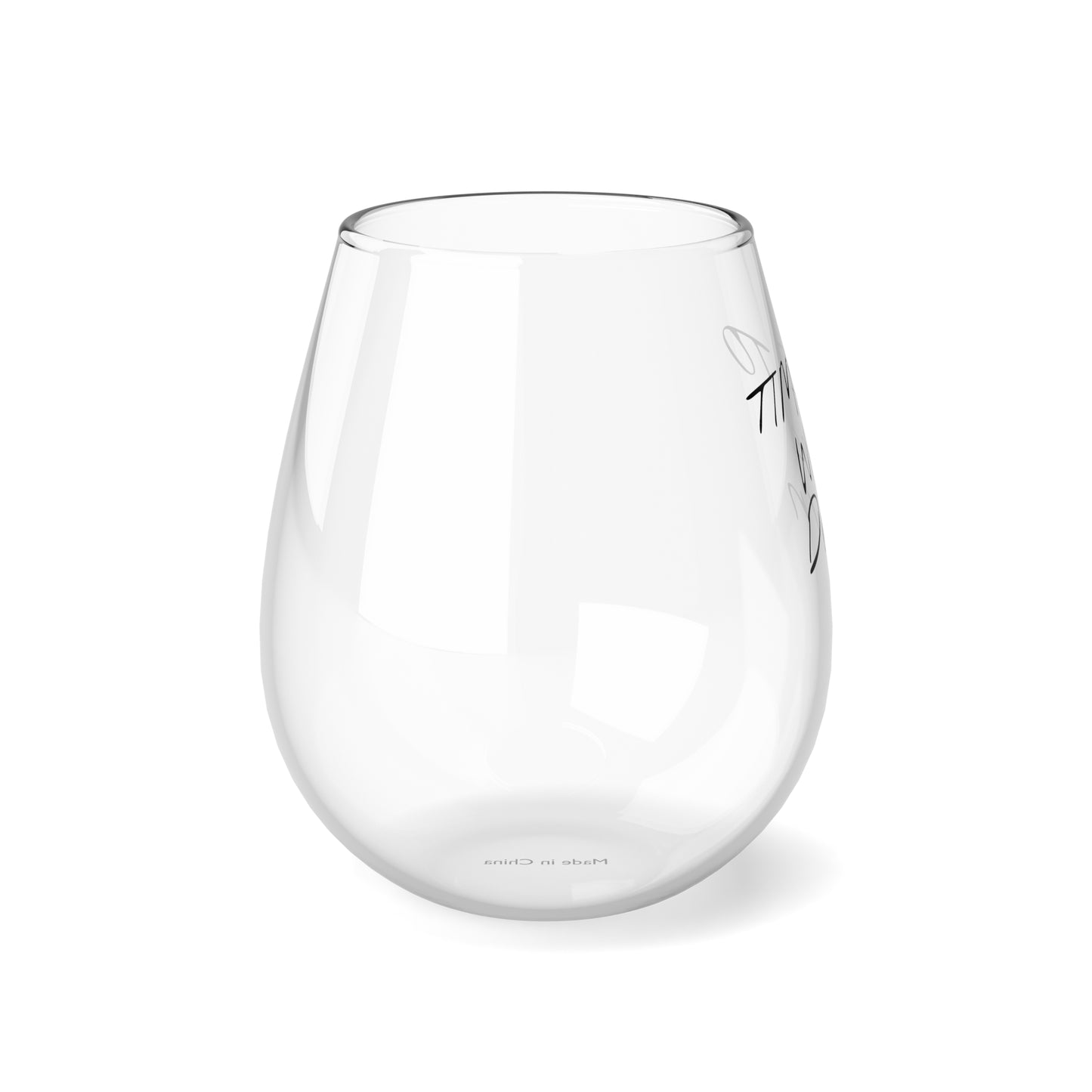 Stemless Wine Glass, 11.75oz - Wine Down