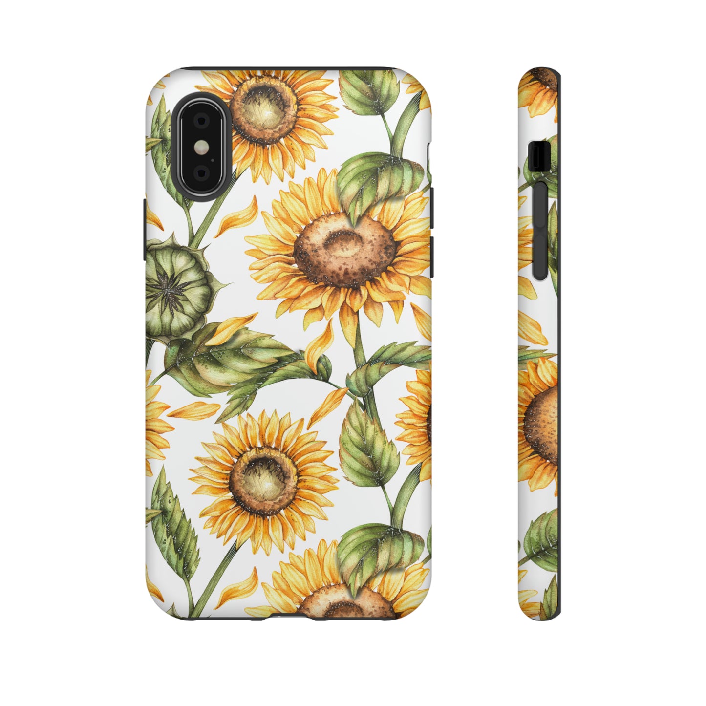 Tough Cases / Phone Case - Sunflowers with Buds