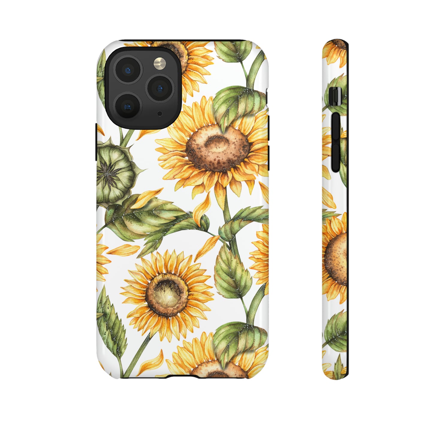 Tough Cases / Phone Case - Sunflowers with Buds