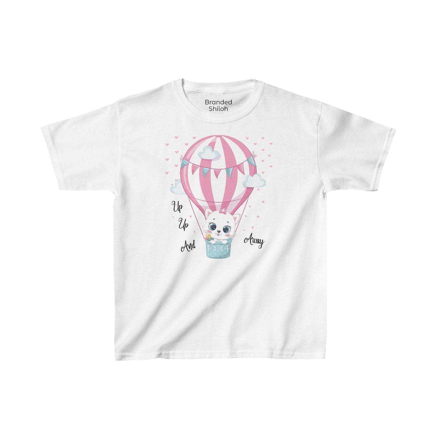 Girl's Heavy Cotton™ Tee - Up Up & Away