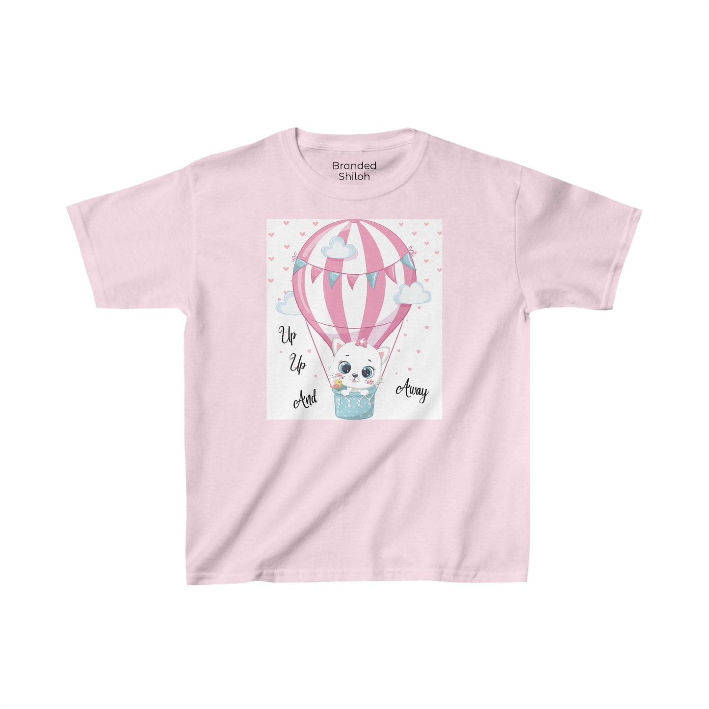 Girl's Heavy Cotton™ Tee - Up Up & Away