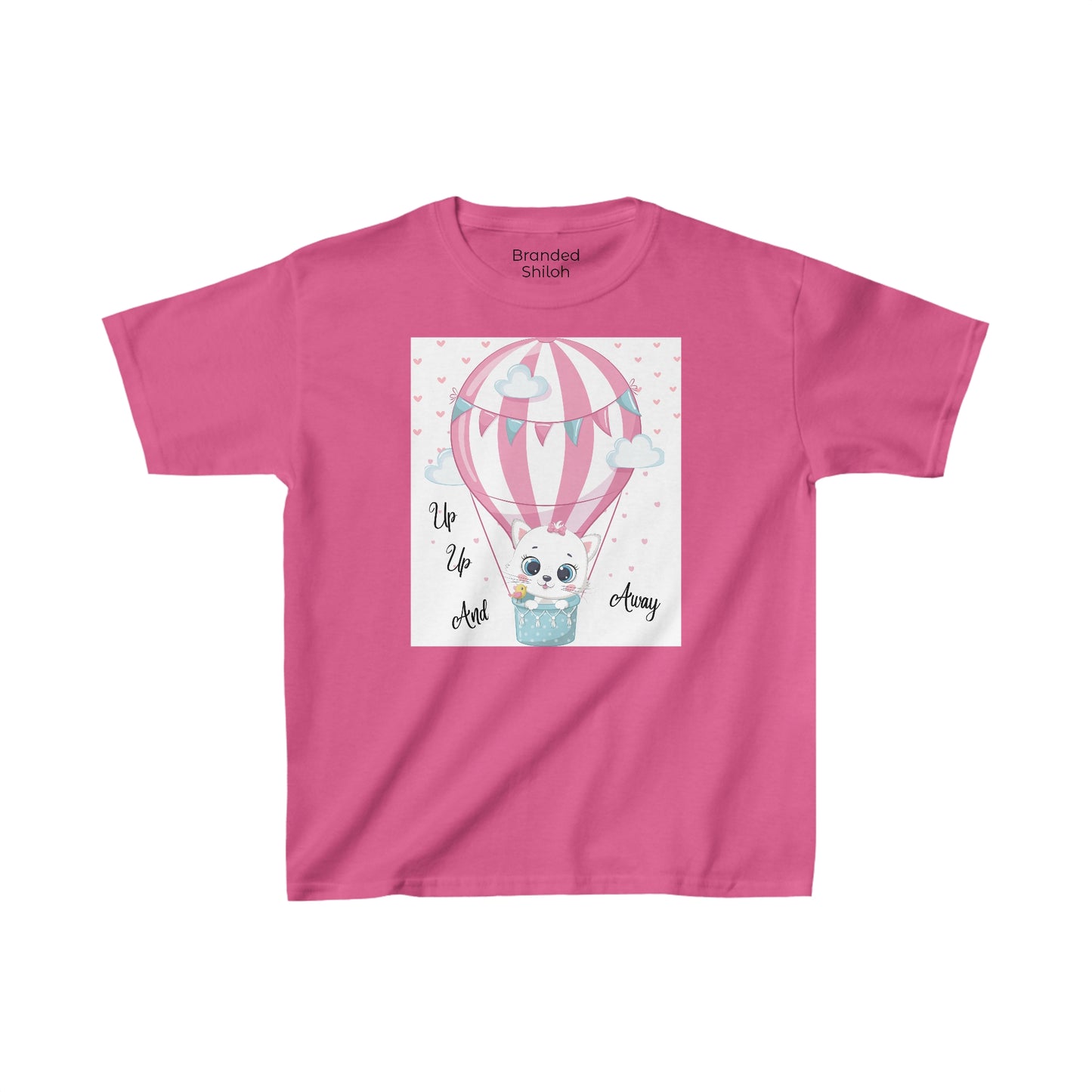 Girl's Heavy Cotton™ Tee - Up Up & Away