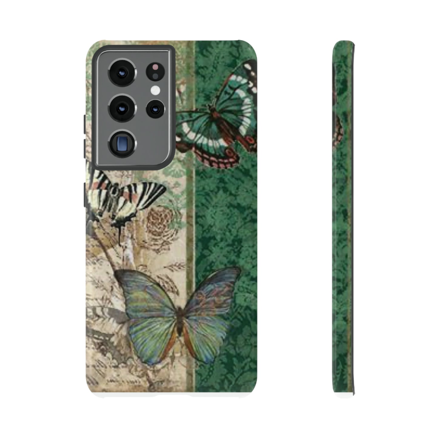 Tough Cases / Phone Case - Emerald Green Butterfly