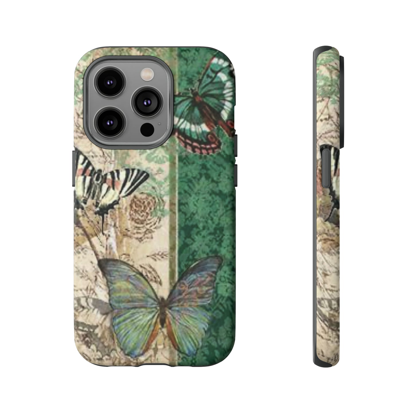 Tough Cases / Phone Case - Emerald Green Butterfly