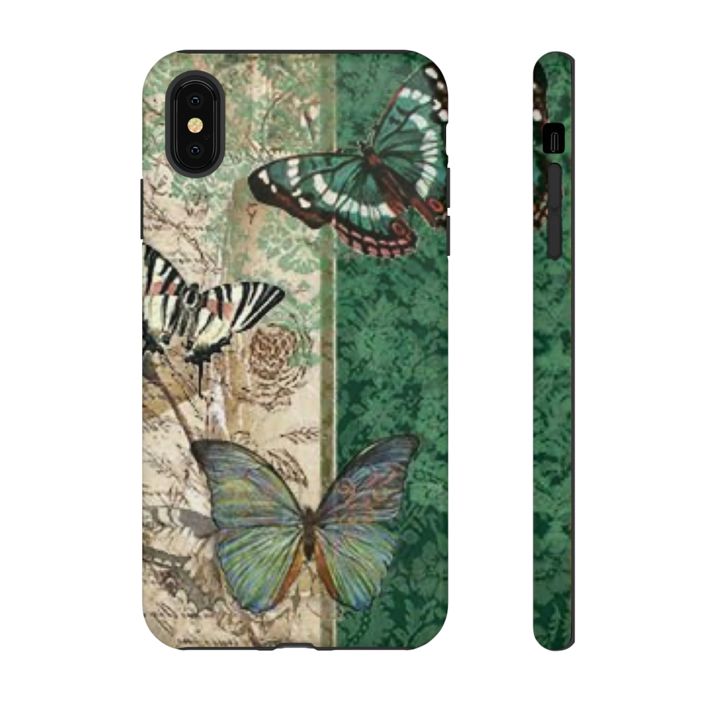 Tough Cases / Phone Case - Emerald Green Butterfly