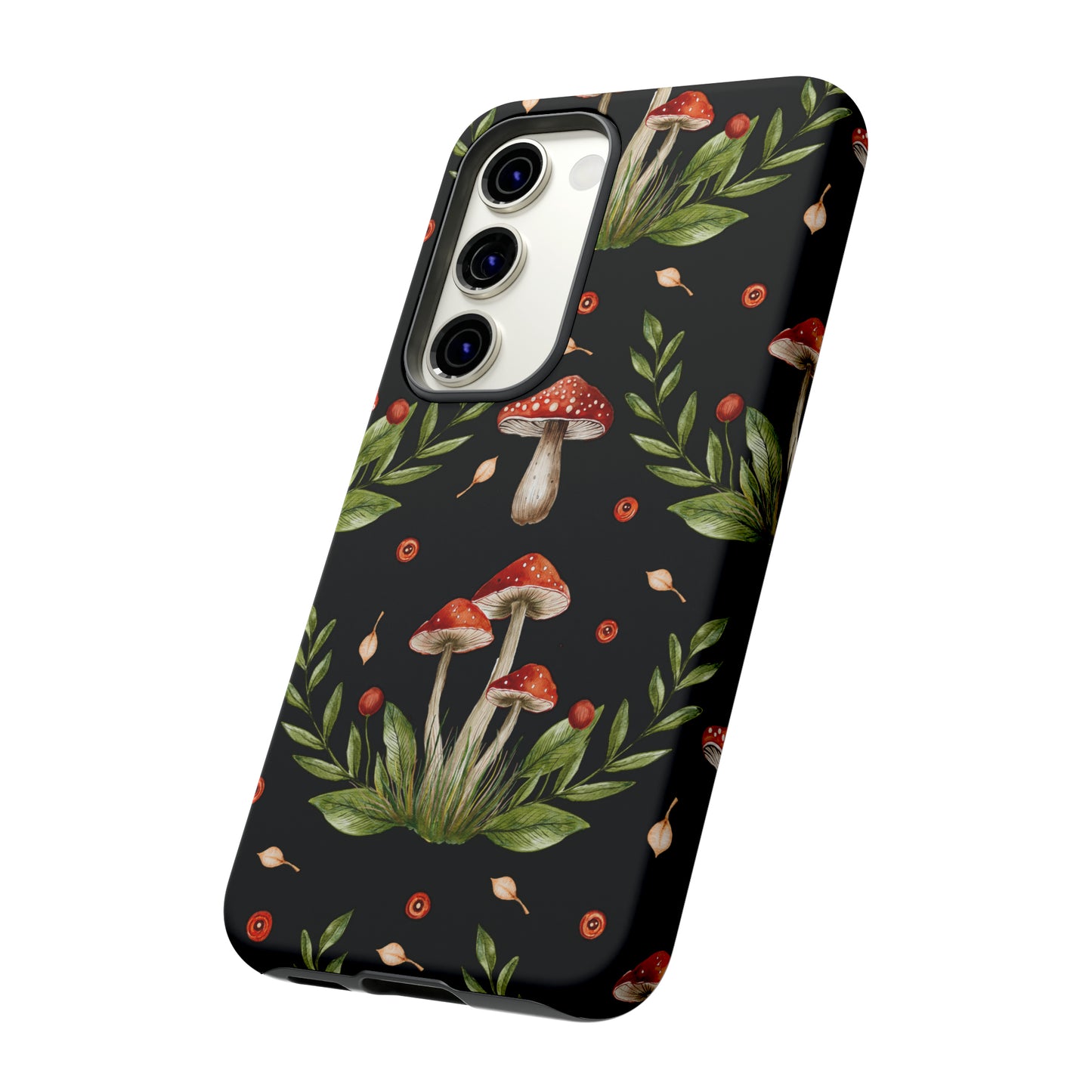 Tough Cases / Phone Case - Red/Black Mushrooms