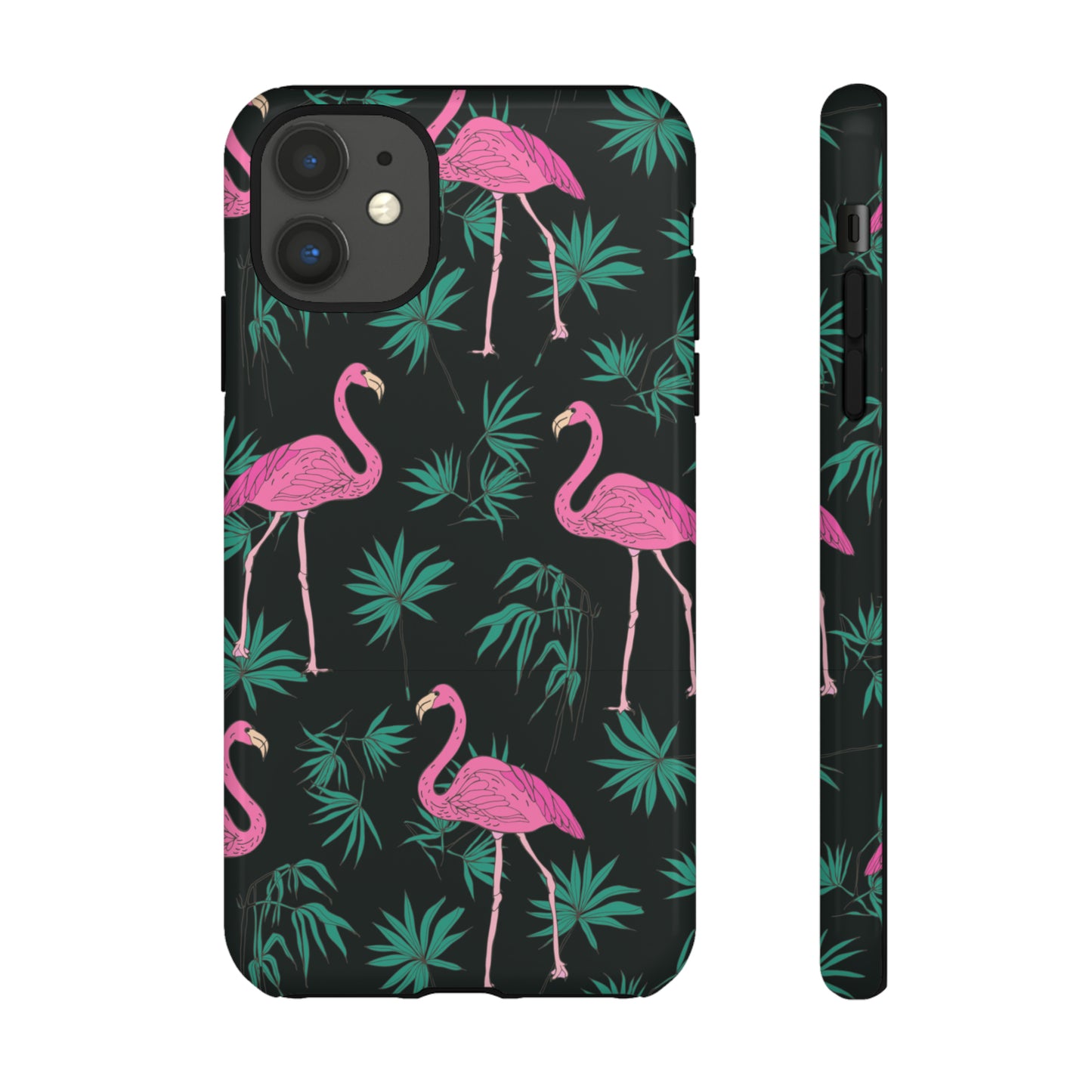 Tough Cases / Phone Case - Pink Flamingo with Teal