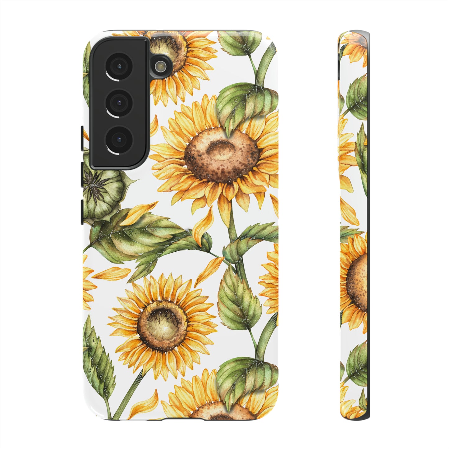 Tough Cases / Phone Case - Sunflowers with Buds