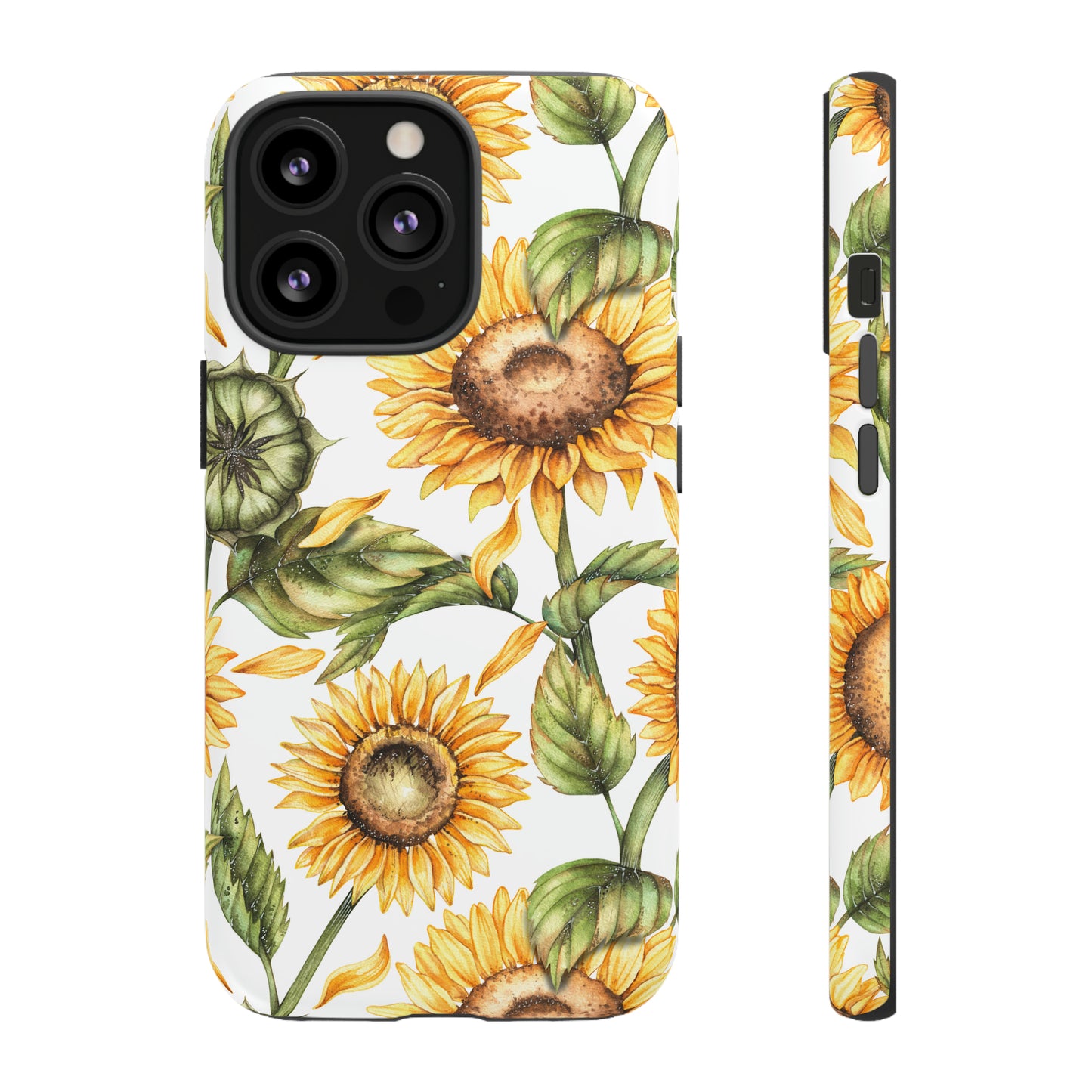 Tough Cases / Phone Case - Sunflowers with Buds