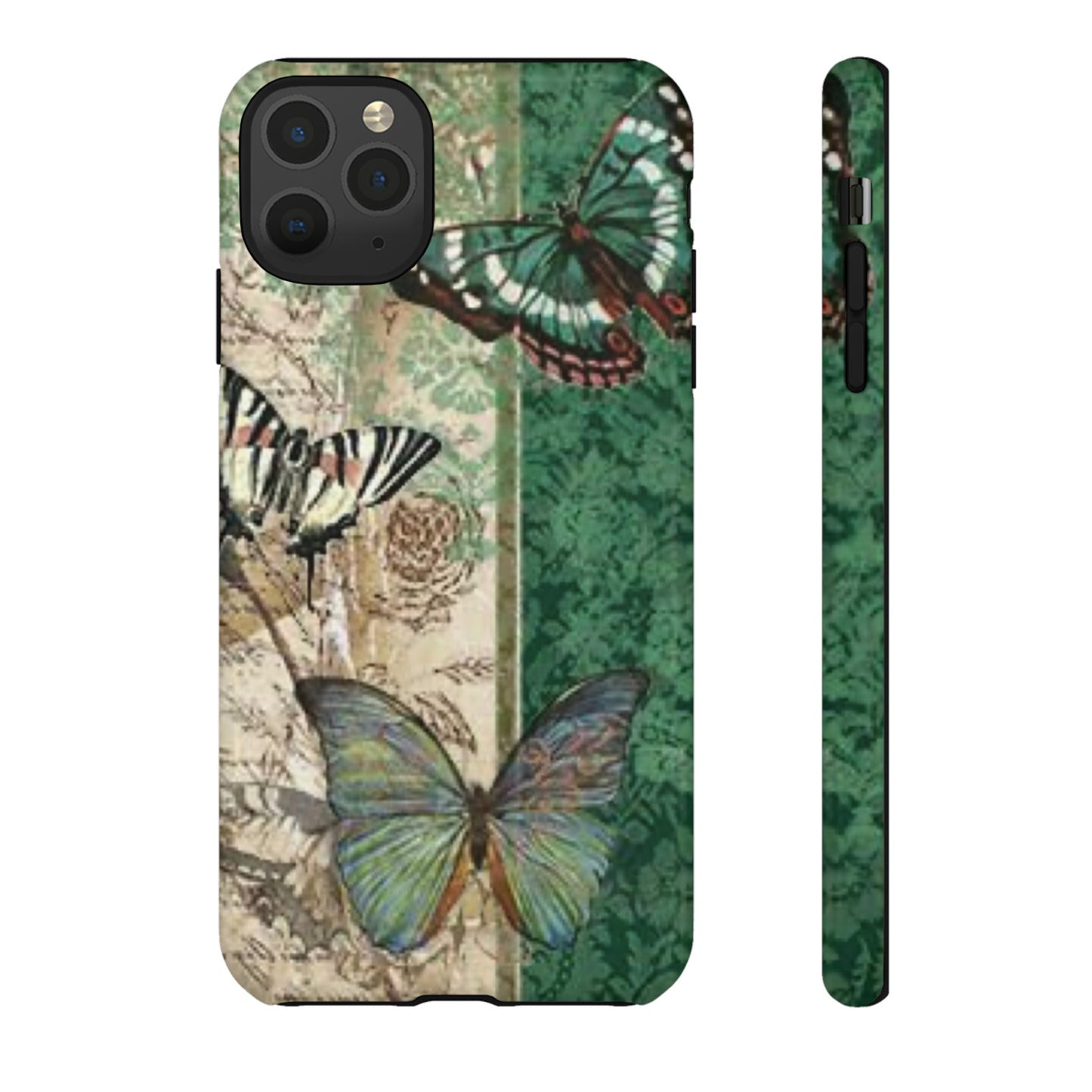 Tough Cases / Phone Case - Emerald Green Butterfly