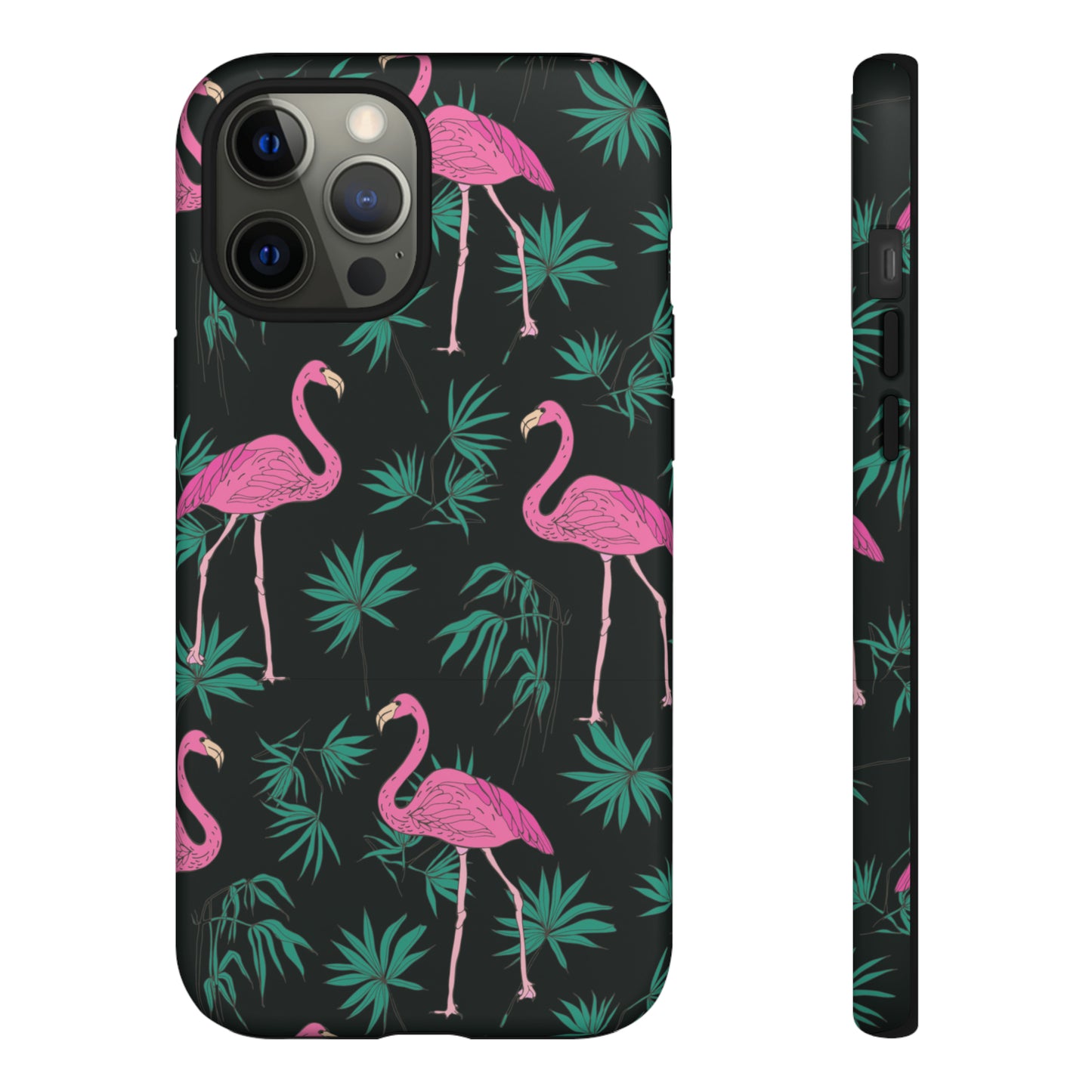 Tough Cases / Phone Case - Pink Flamingo with Teal