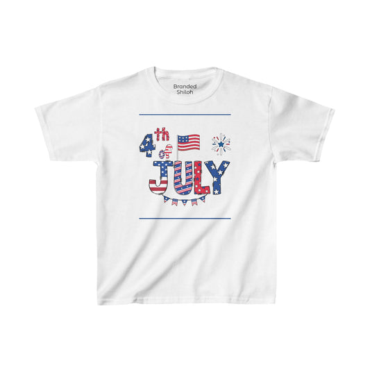 Boys Heavy Cotton™ Tee - 4h of July