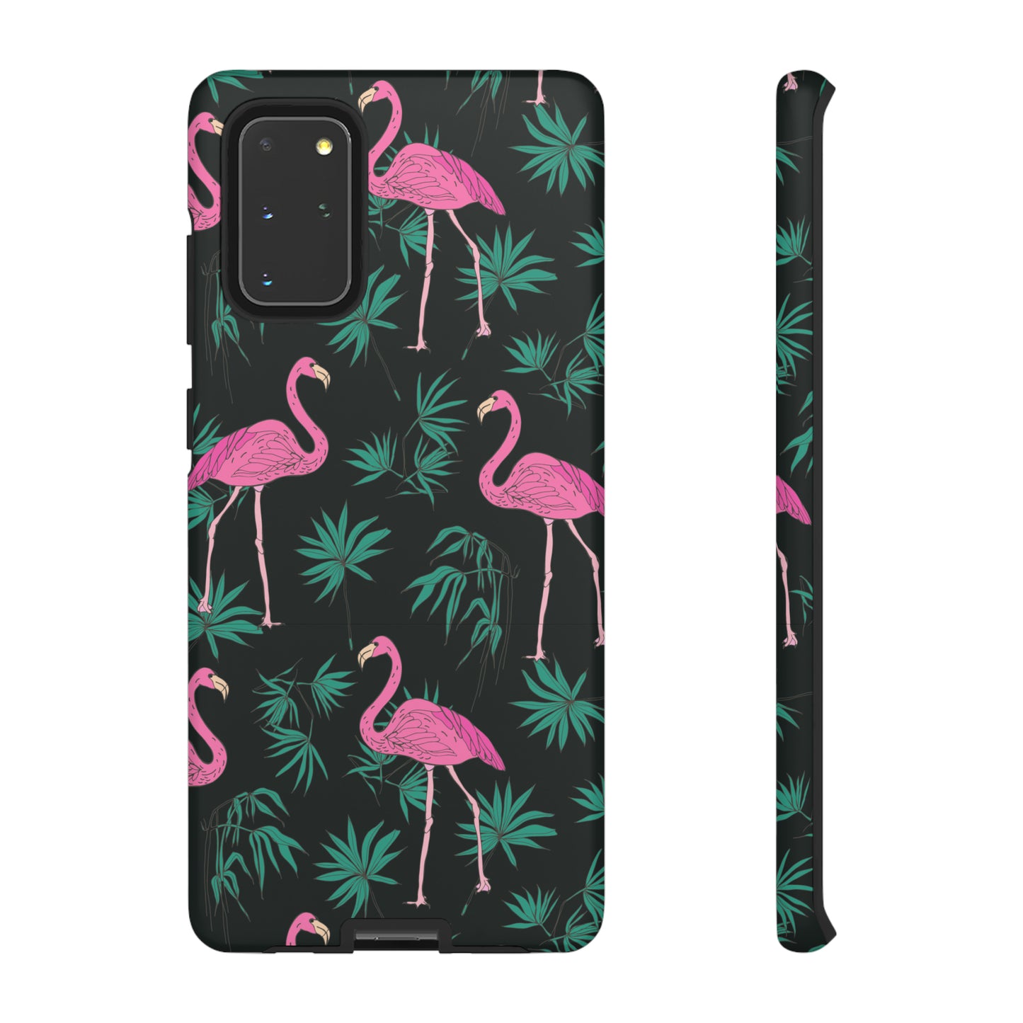 Tough Cases / Phone Case - Pink Flamingo with Teal