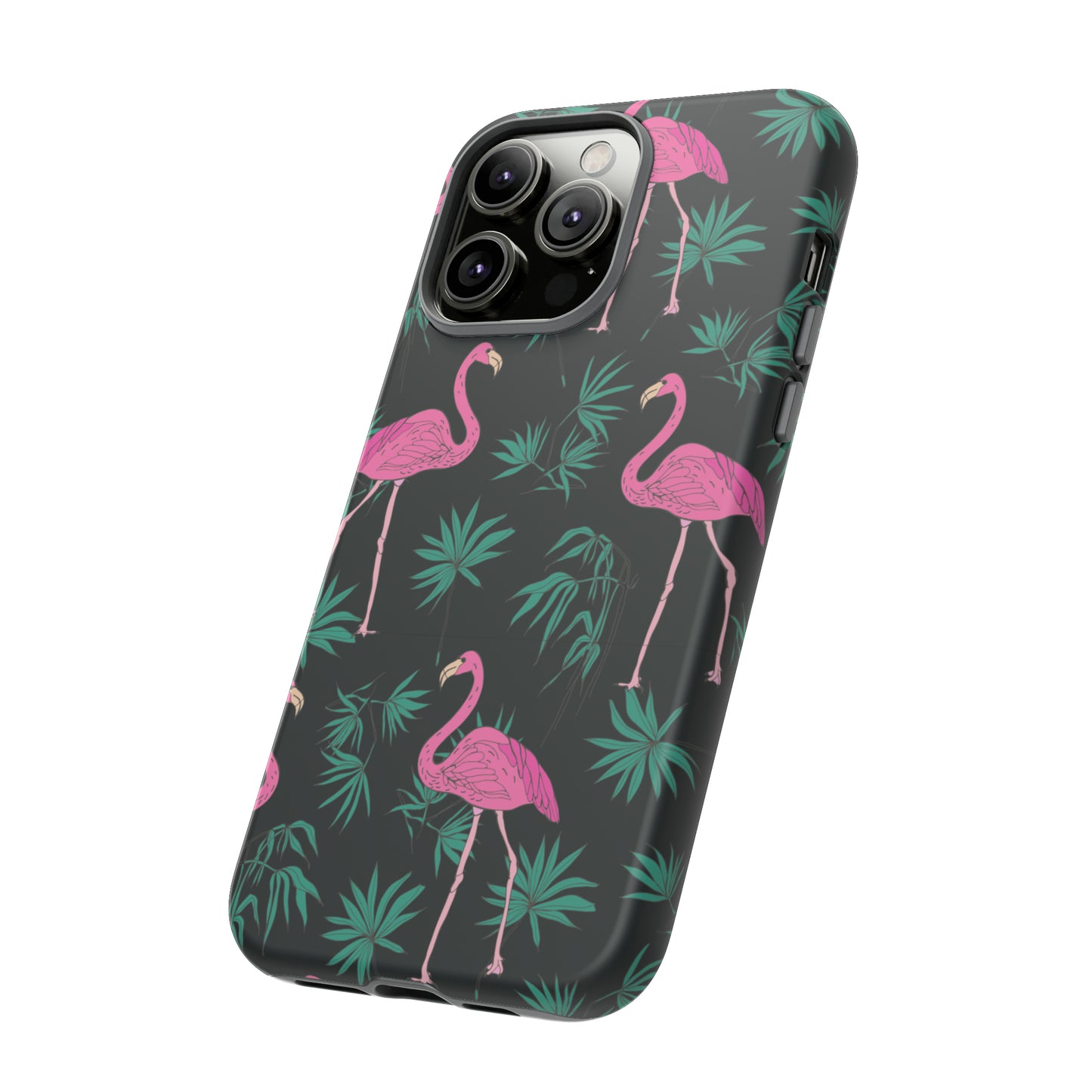 Tough Cases / Phone Case - Pink Flamingo with Teal