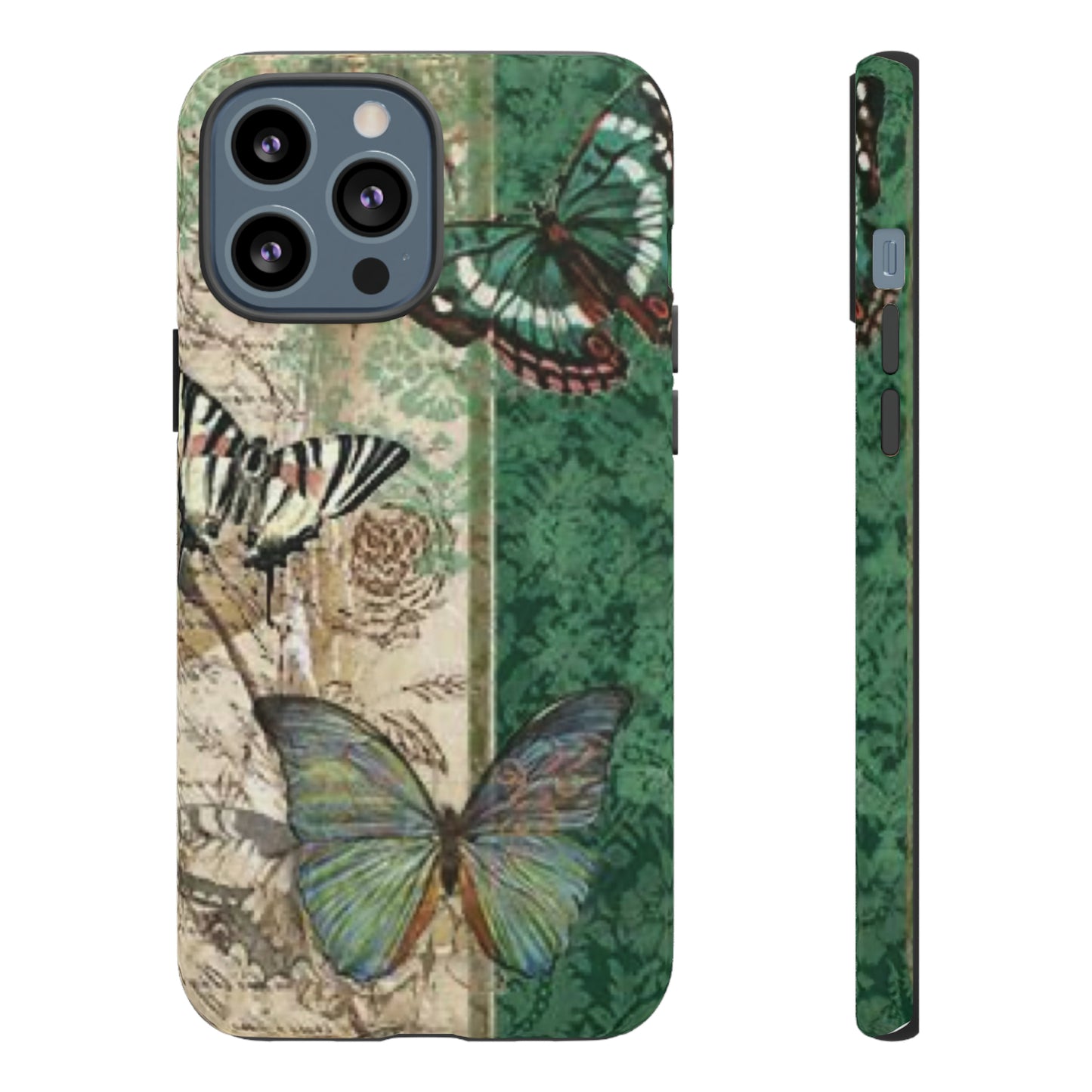 Tough Cases / Phone Case - Emerald Green Butterfly