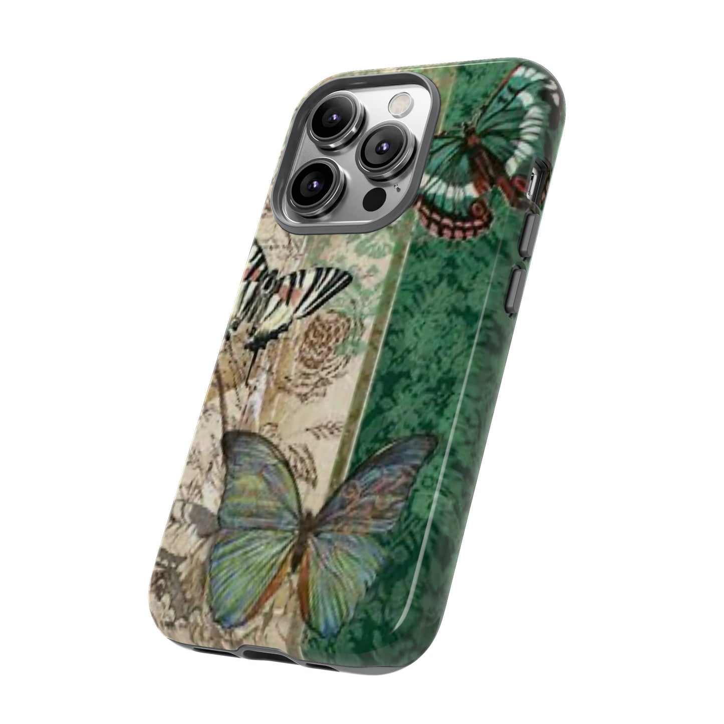 Tough Cases / Phone Case - Emerald Green Butterfly