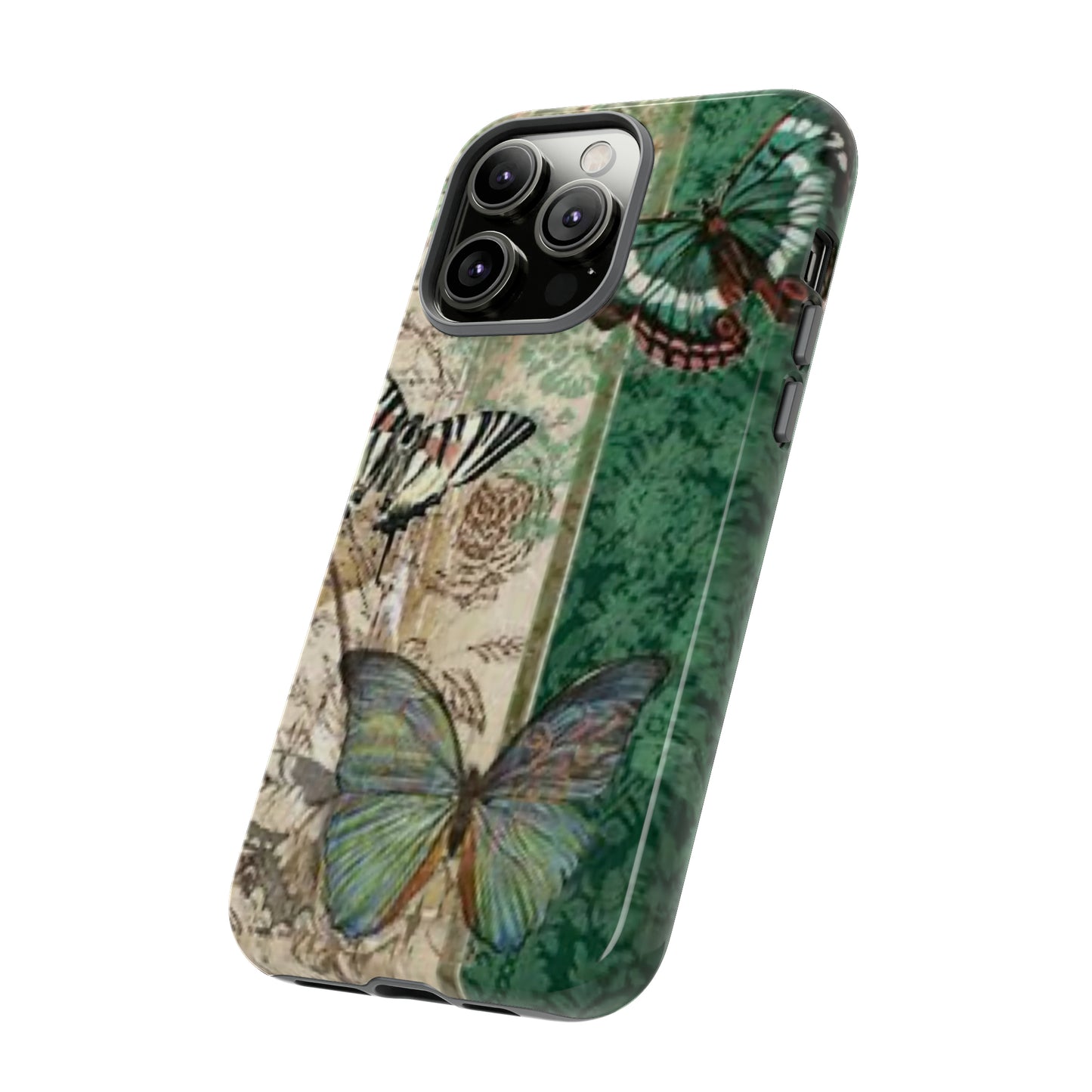 Tough Cases / Phone Case - Emerald Green Butterfly