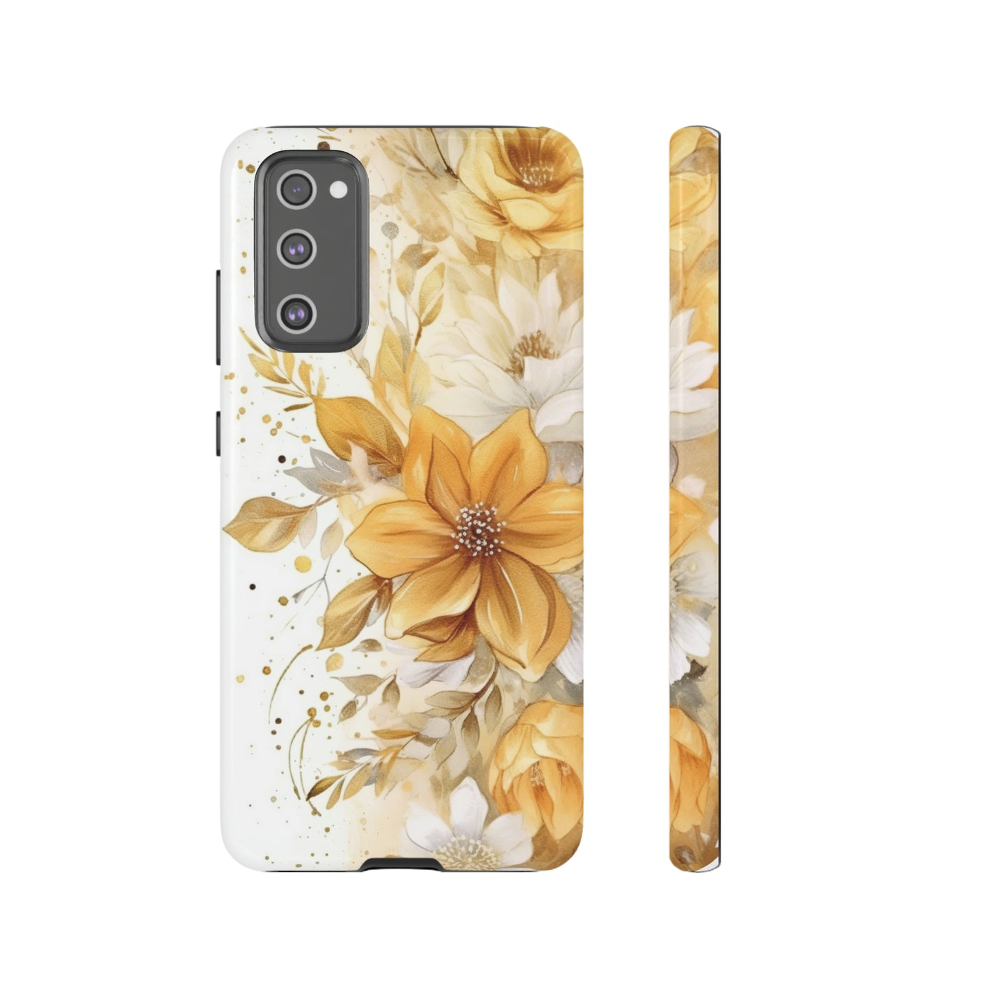 Tough Cases / Phone Case - Golden Yellow Flowers