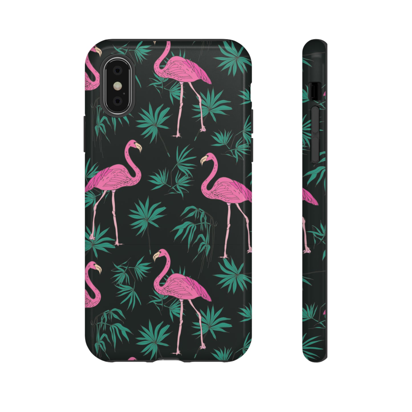 Tough Cases / Phone Case - Pink Flamingo with Teal