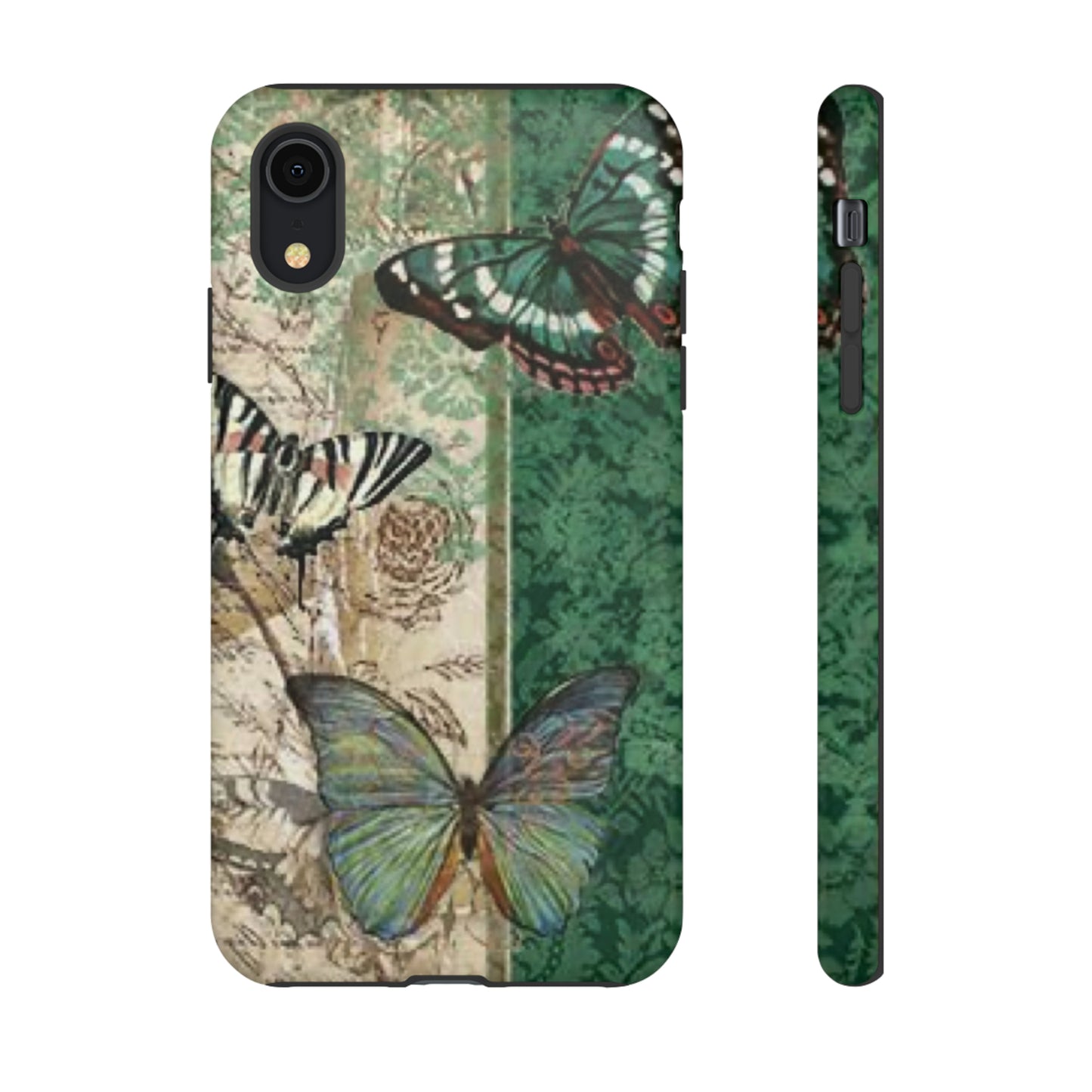 Tough Cases / Phone Case - Emerald Green Butterfly