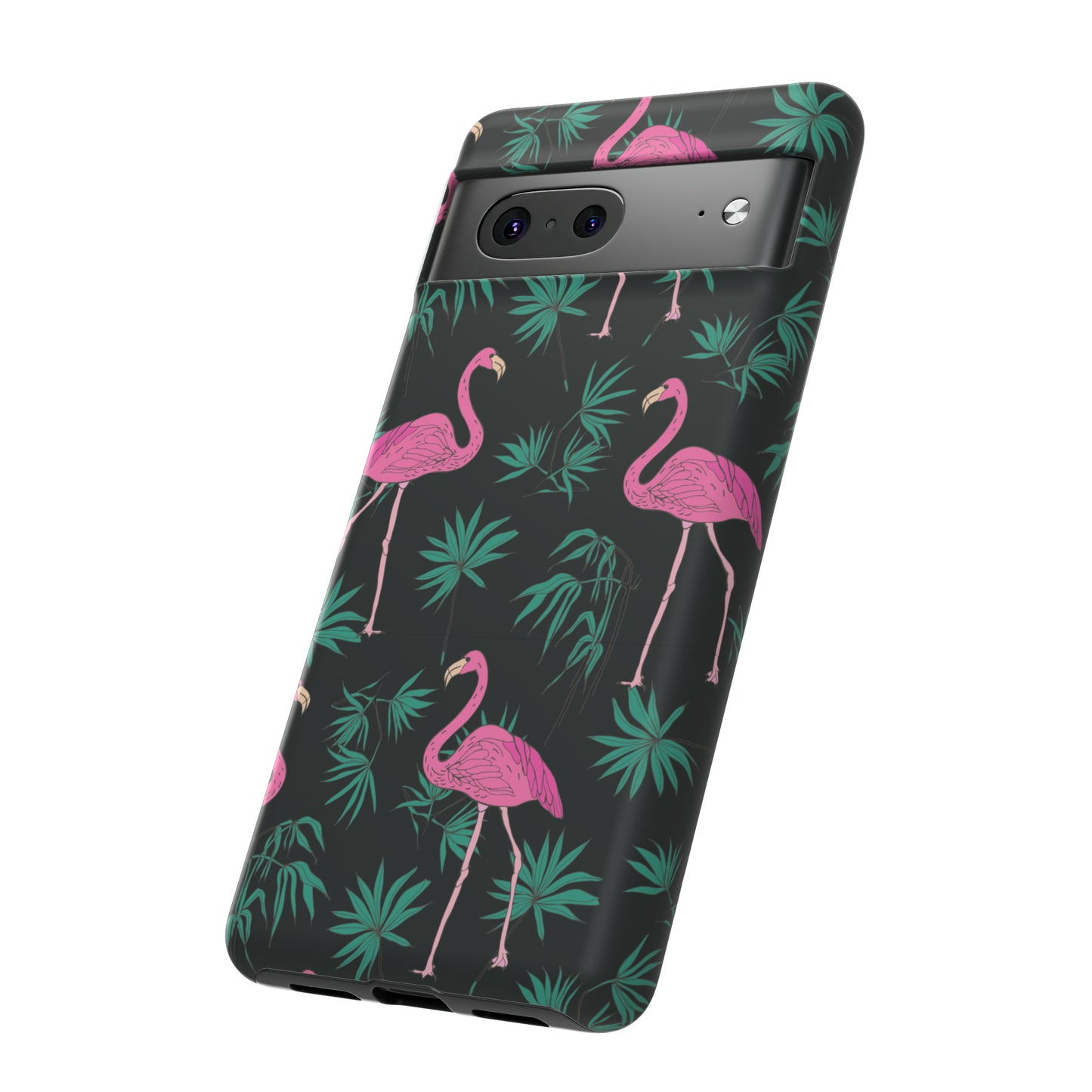 Tough Cases / Phone Case - Pink Flamingo with Teal