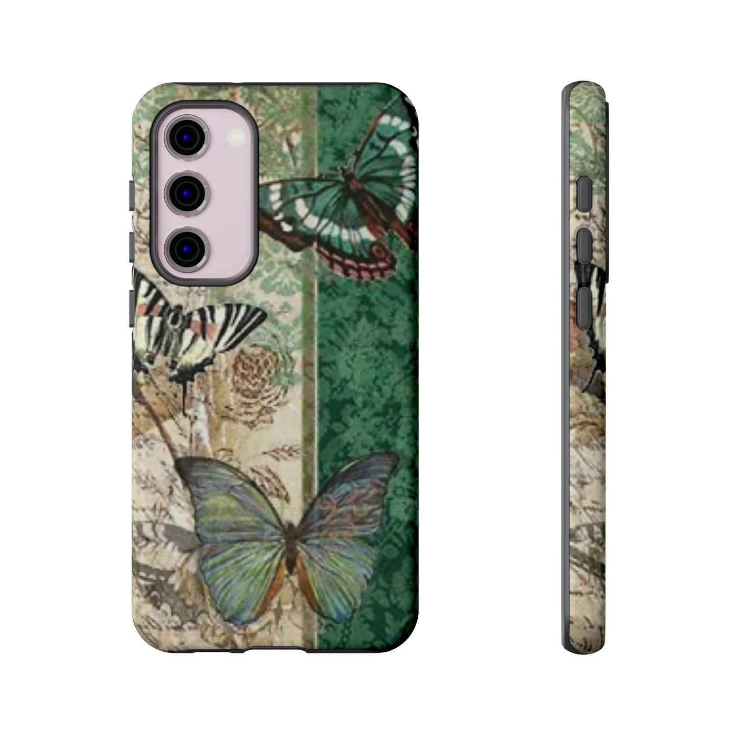 Tough Cases / Phone Case - Emerald Green Butterfly