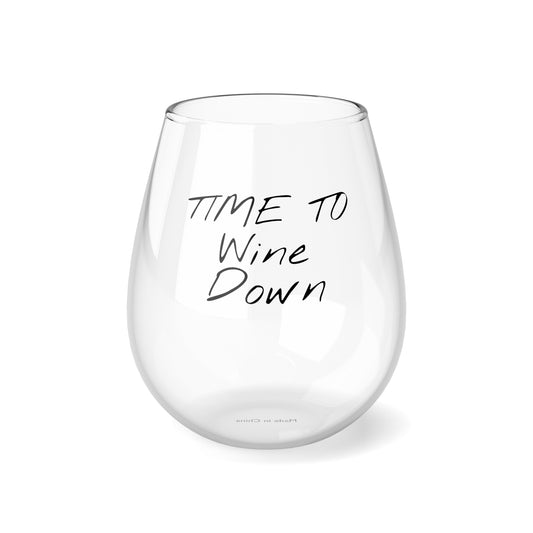 Stemless Wine Glass, 11.75oz - Wine Down