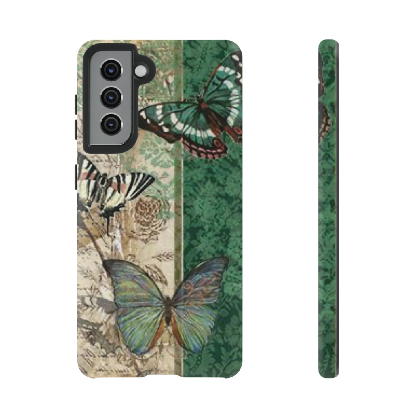 Tough Cases / Phone Case - Emerald Green Butterfly