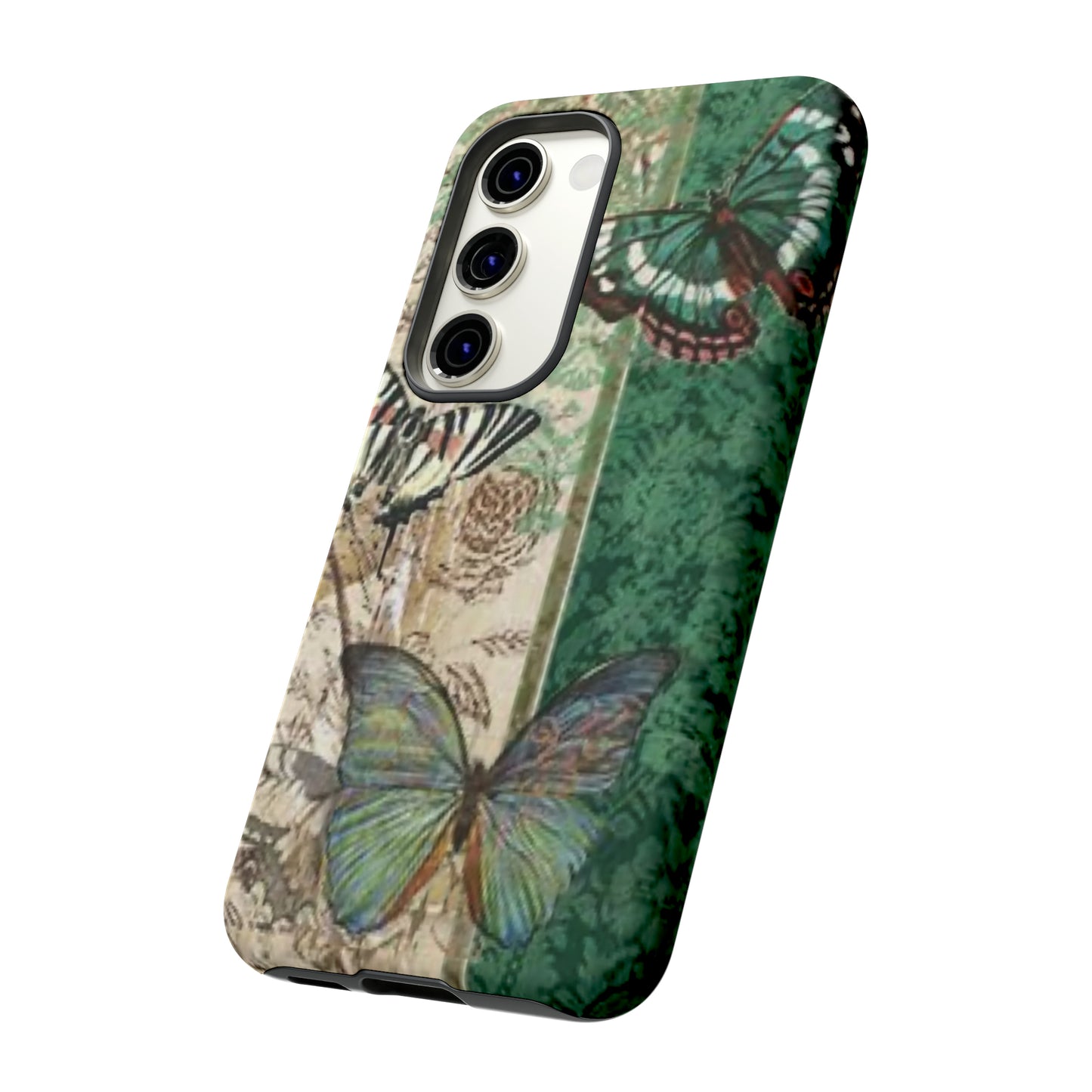 Tough Cases / Phone Case - Emerald Green Butterfly