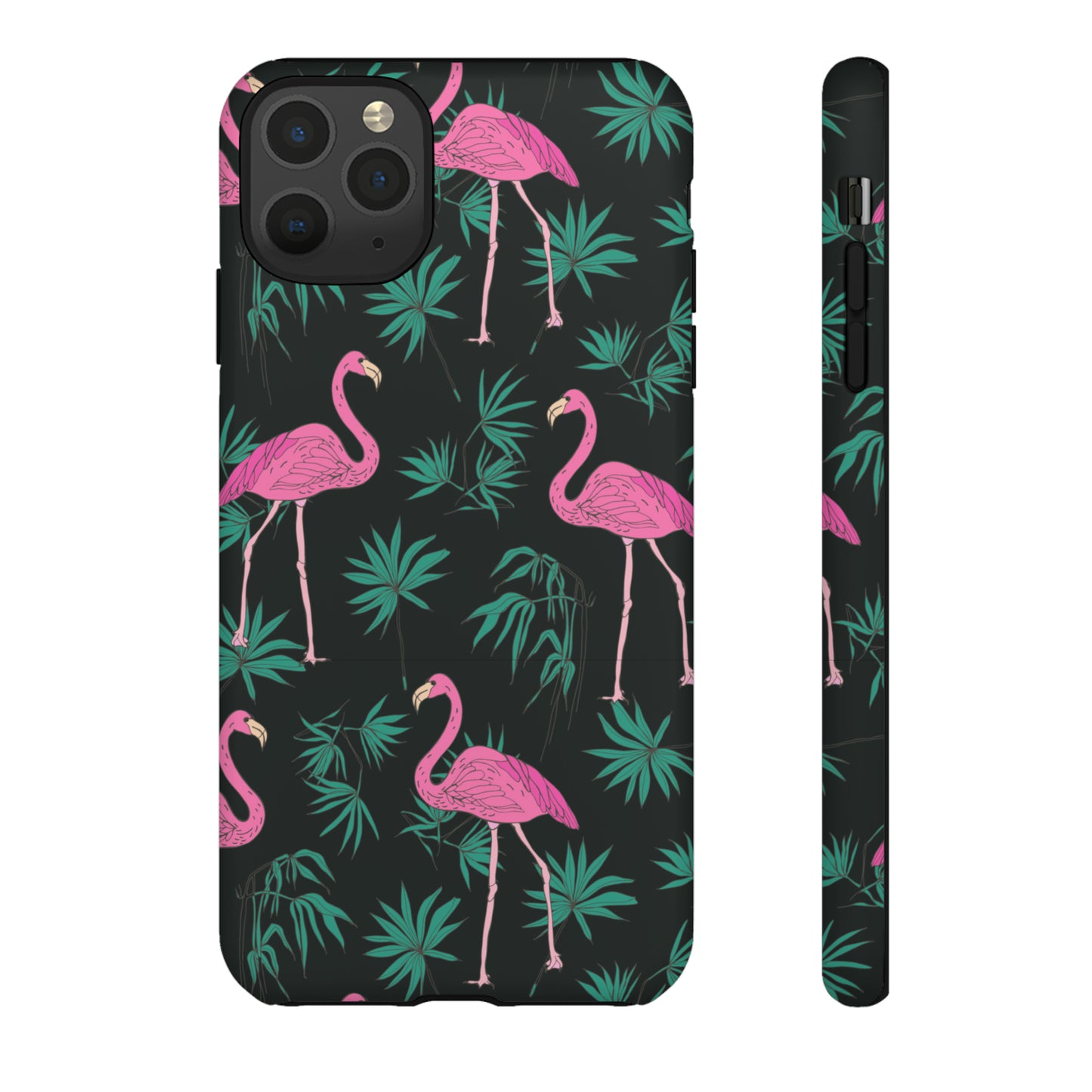 Tough Cases / Phone Case - Pink Flamingo with Teal