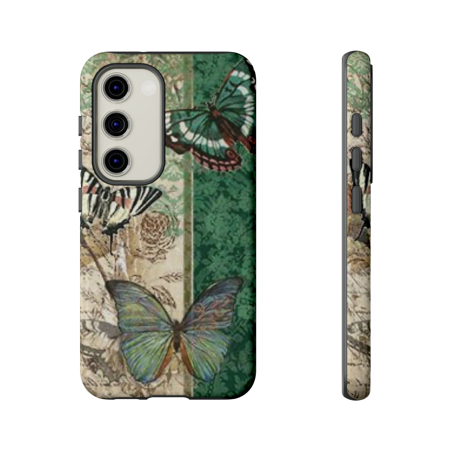 Tough Cases / Phone Case - Emerald Green Butterfly