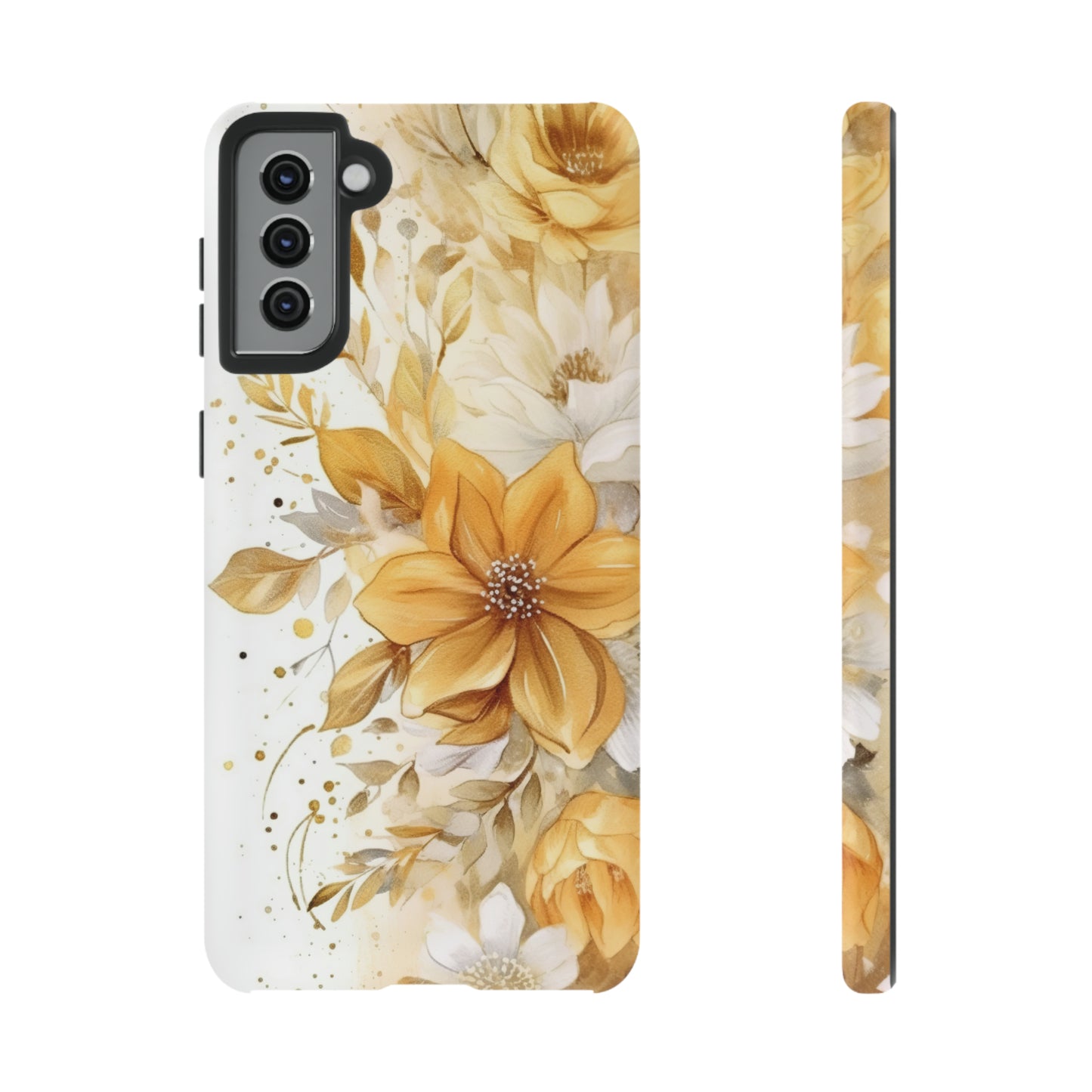 Tough Cases / Phone Case - Golden Yellow Flowers