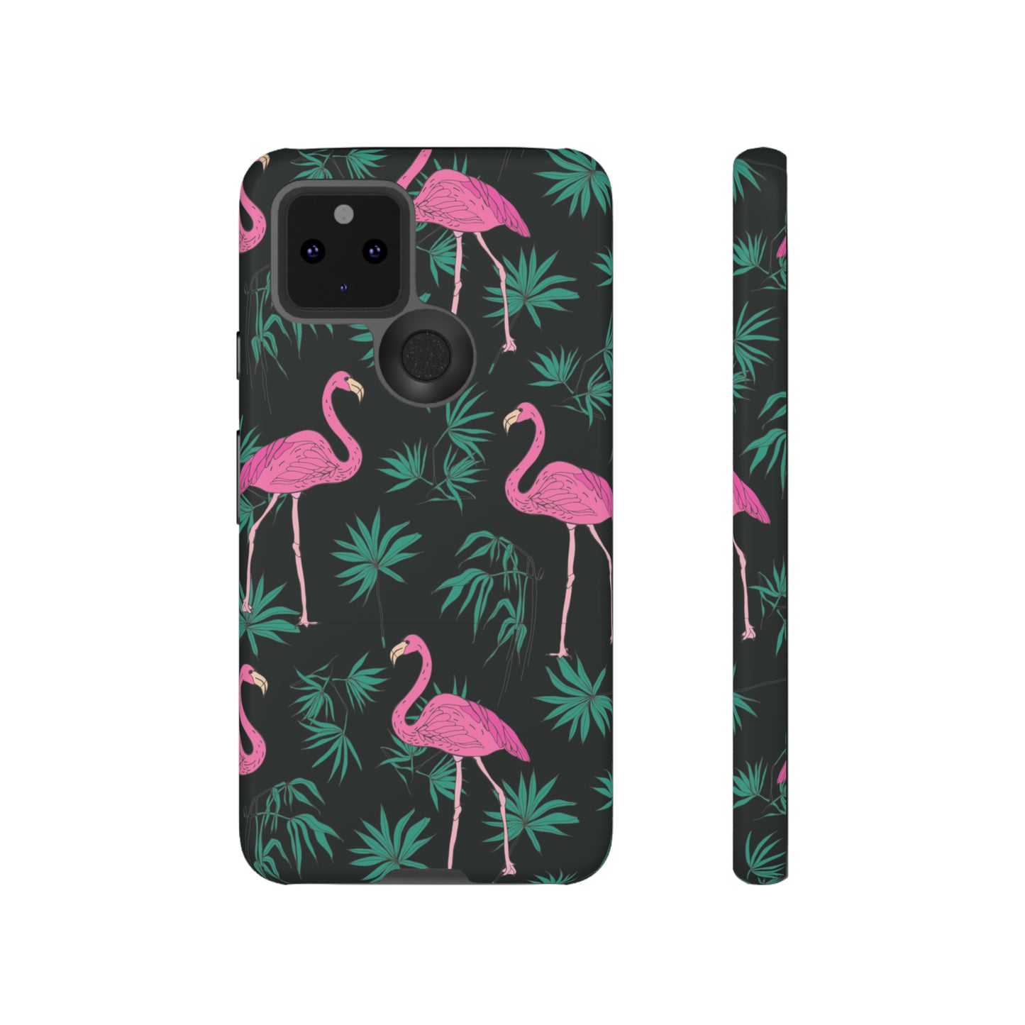 Tough Cases / Phone Case - Pink Flamingo with Teal